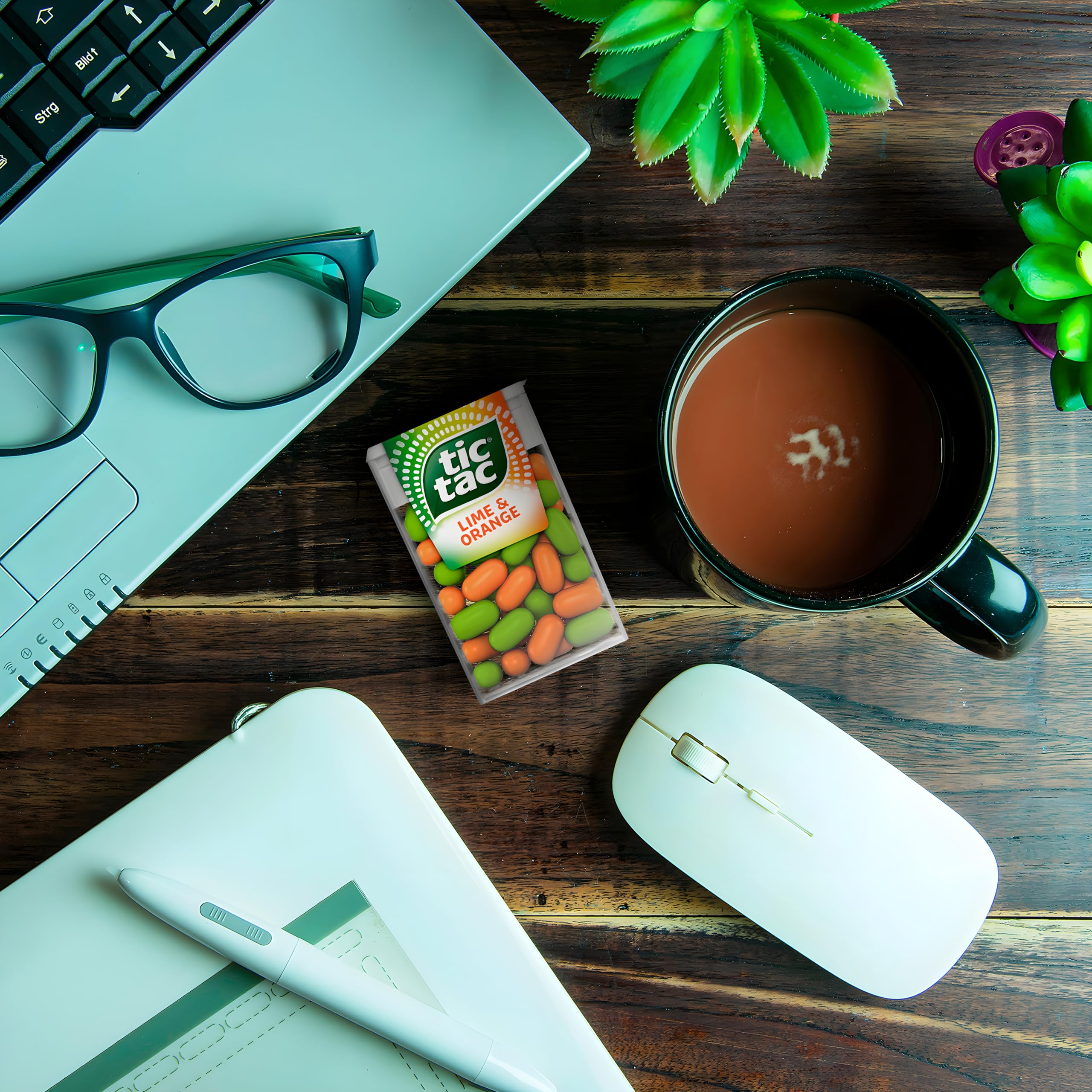 Tic Tac Lime and Orange Sweets - Gluten Free Drops | 24 Pack of 18g 3