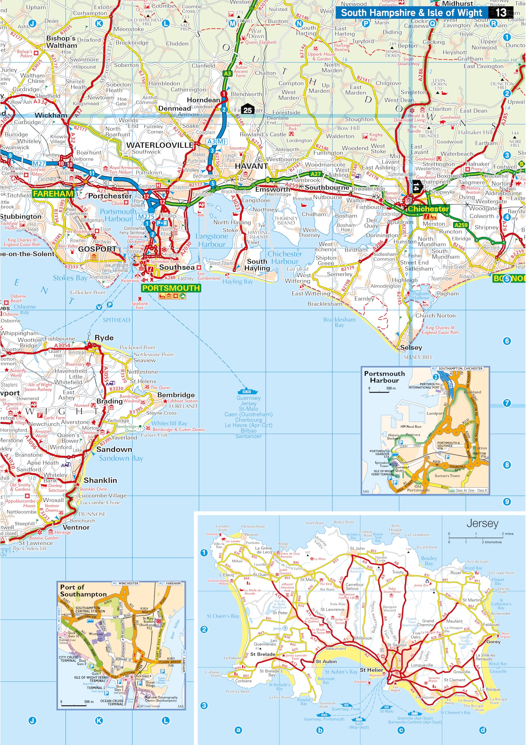AA Big Easy Read Atlas Britain 2027 Spiral Bound | Large Scale Mapping | A3 Format 4