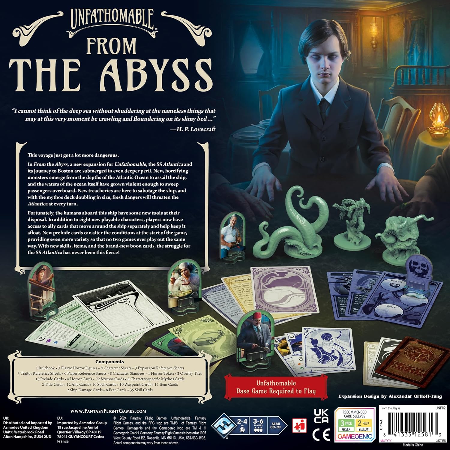 Fantasy Flight Games Unfathomable: From the Abyss Erweiterungsbrettspiel 5