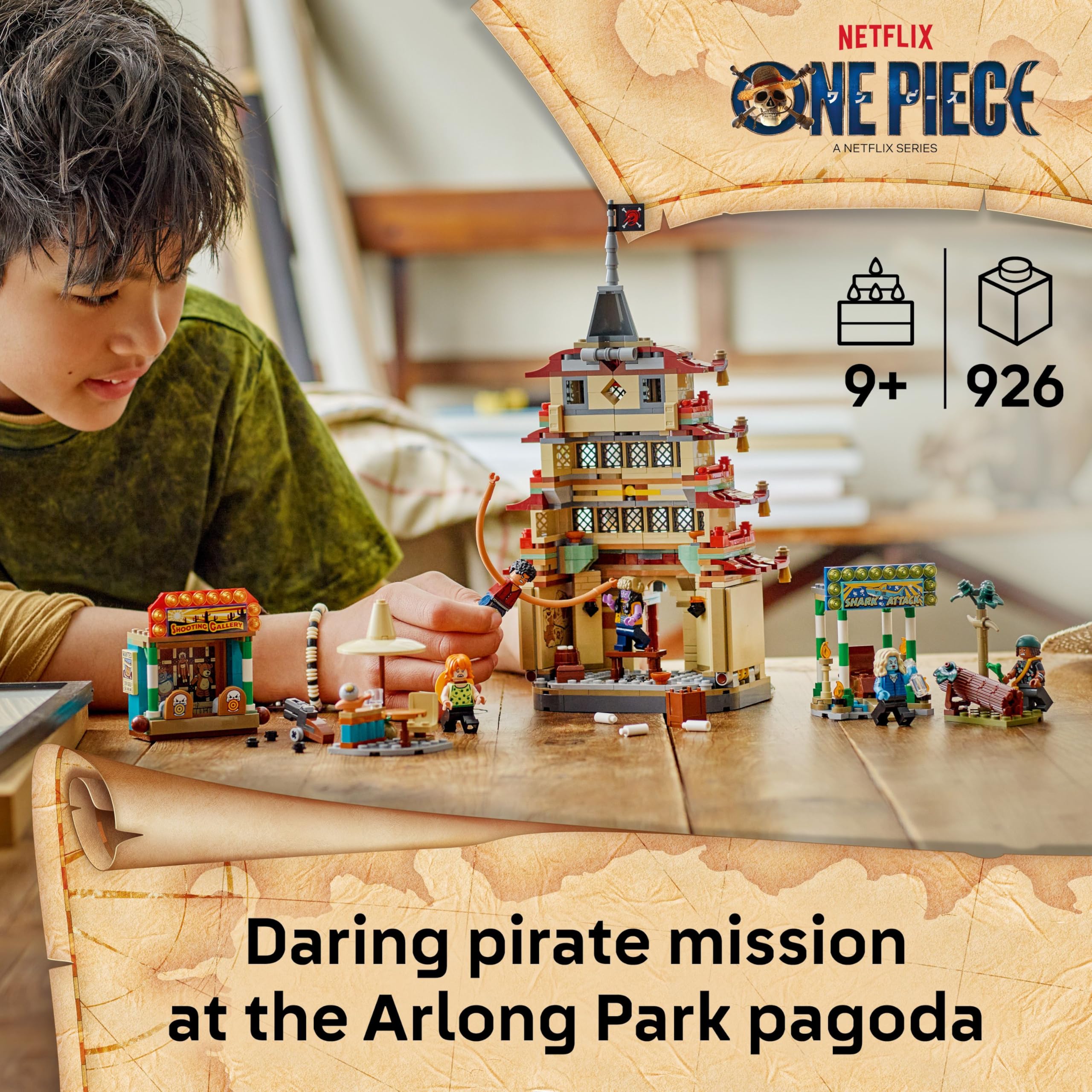 LEGO ONE PIECE Battle at Arlong Park Building Set - 5 Minifigures | Ages 9+ | 75638 2