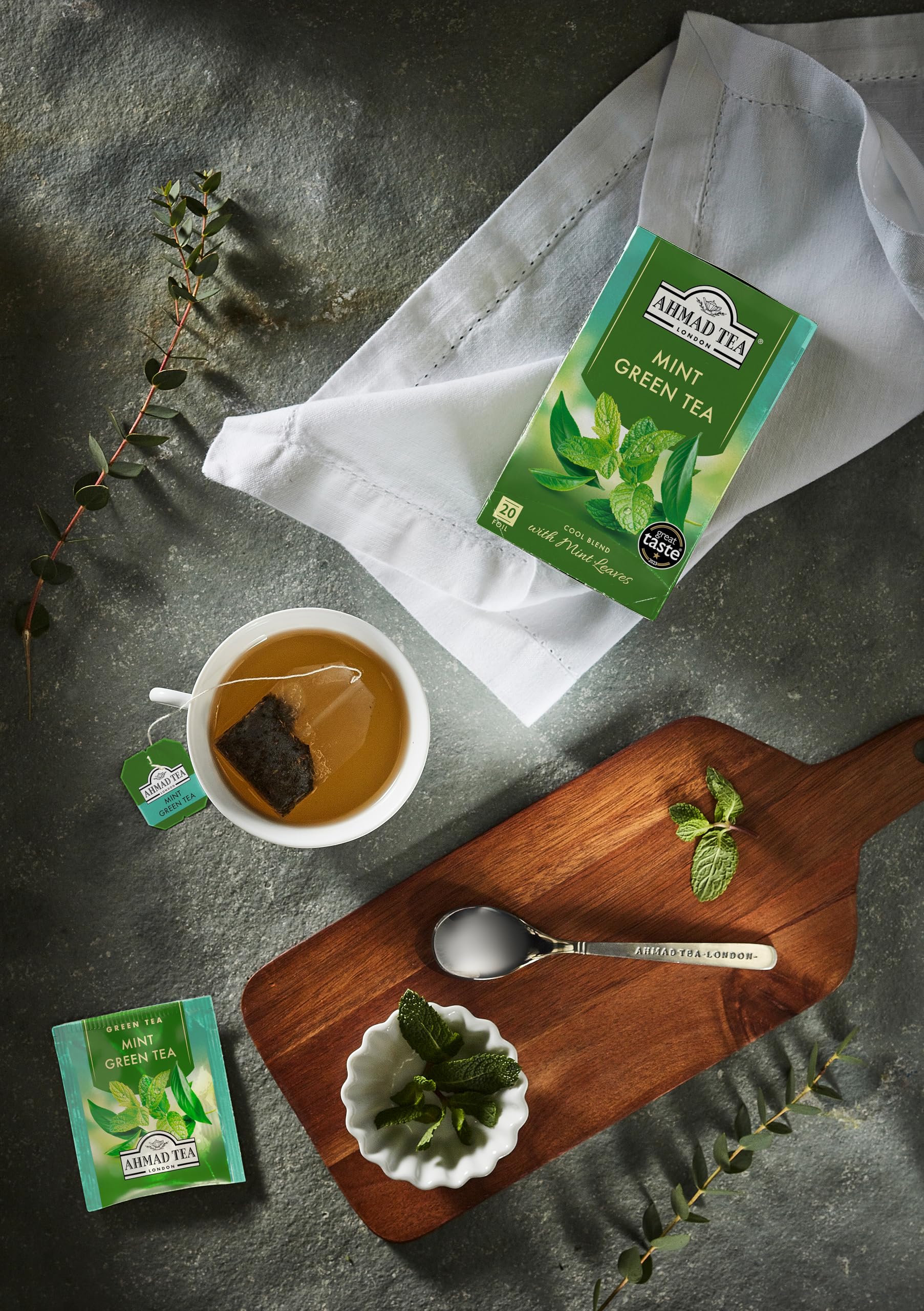 Ahmad Tea Mint Mystique Green Tea - 20 Teabags | Sugar-Free, Naturally Caffeinated 6