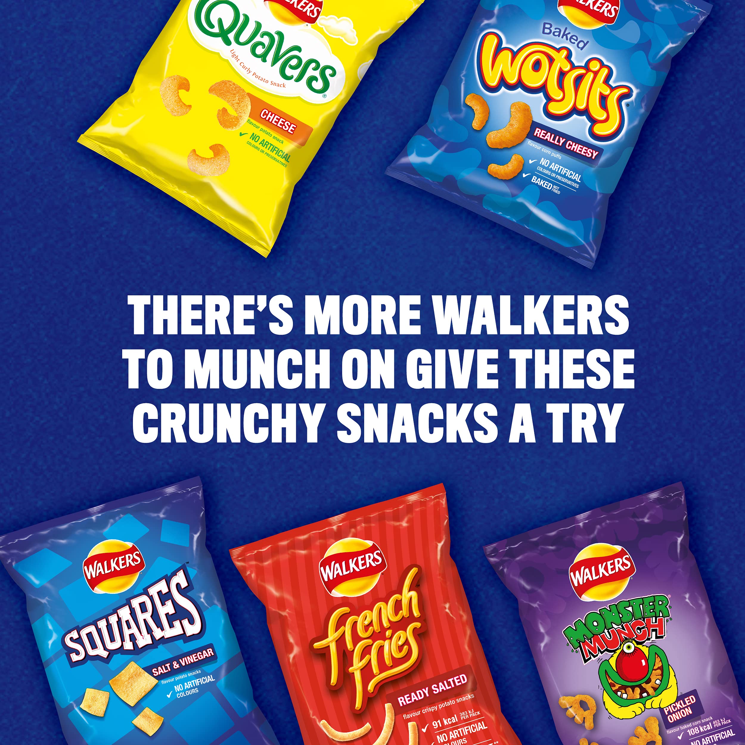 Walkers Wotsits Giants Sweet & Spicy Snacks Crisps - Supersized Baked Snack | 130g 4