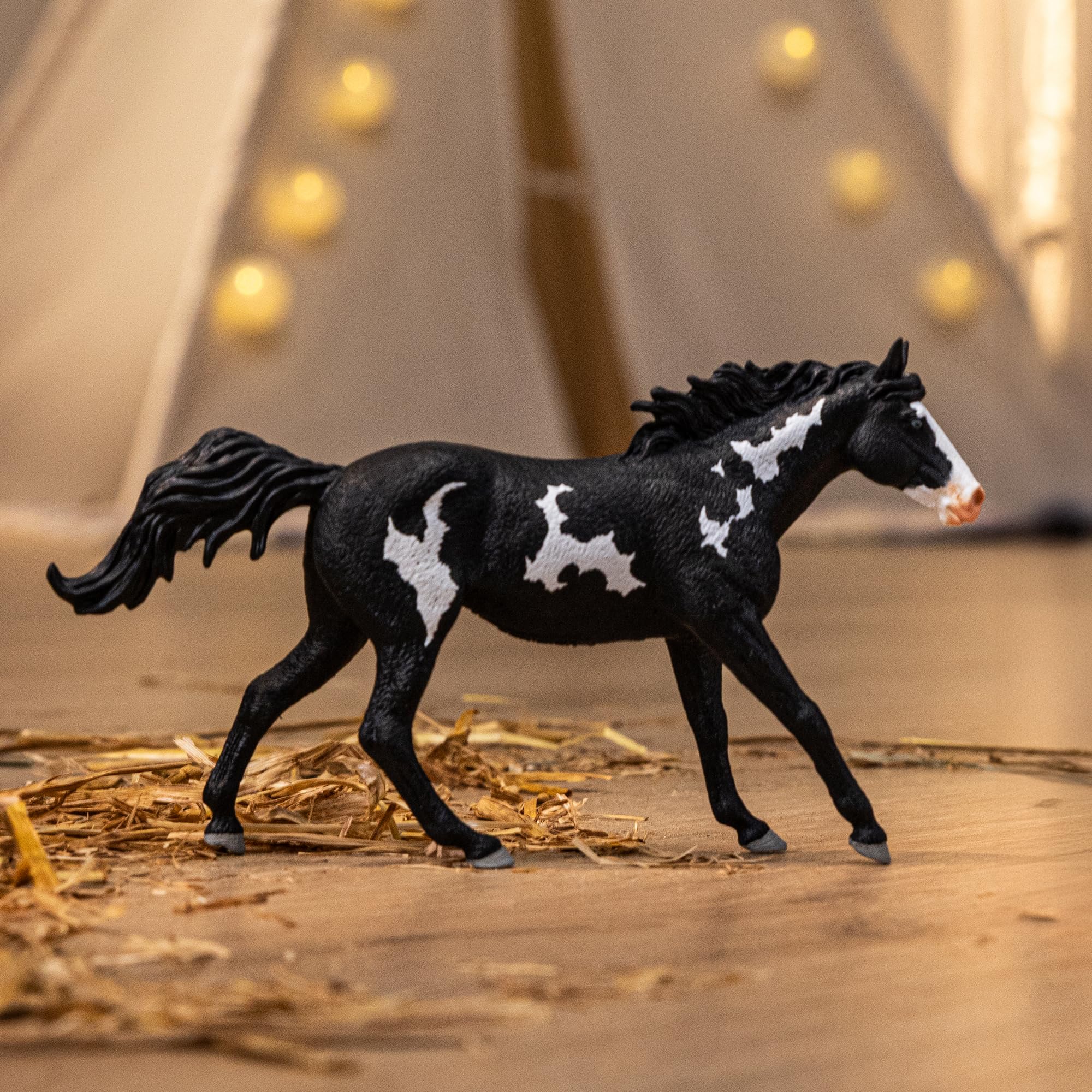 Schleich HORSE CLUB Paint Horse Gelding Figurine 14900 | Ages 5+ | Plastic 7
