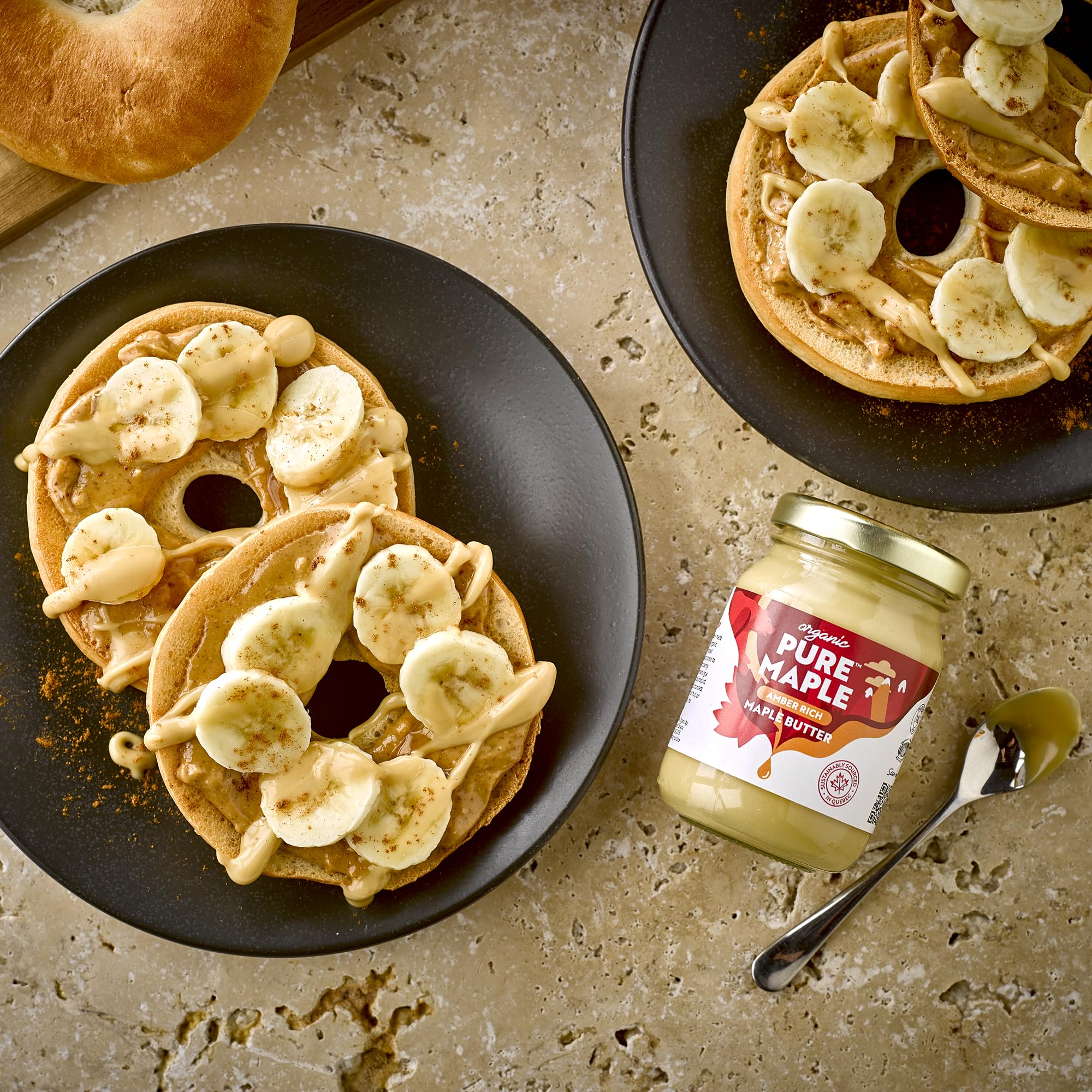 Pure Maple Organic Maple Butter - 160g | 100% Canadian Maple Syrup Spread | Vegan