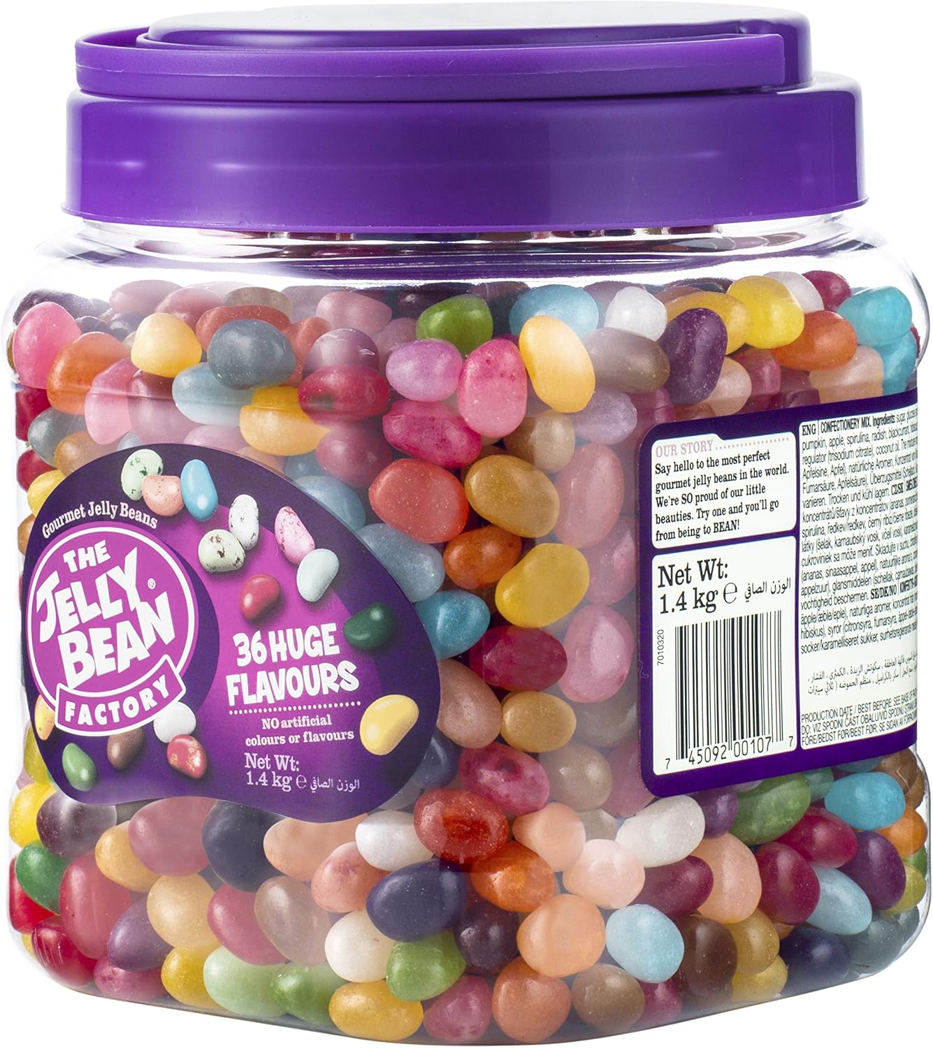 The Jelly Bean Factory Riesige Geschmacksrichtungen, 1,4 kg Gourmet-Jelly-Beans-Glas 16