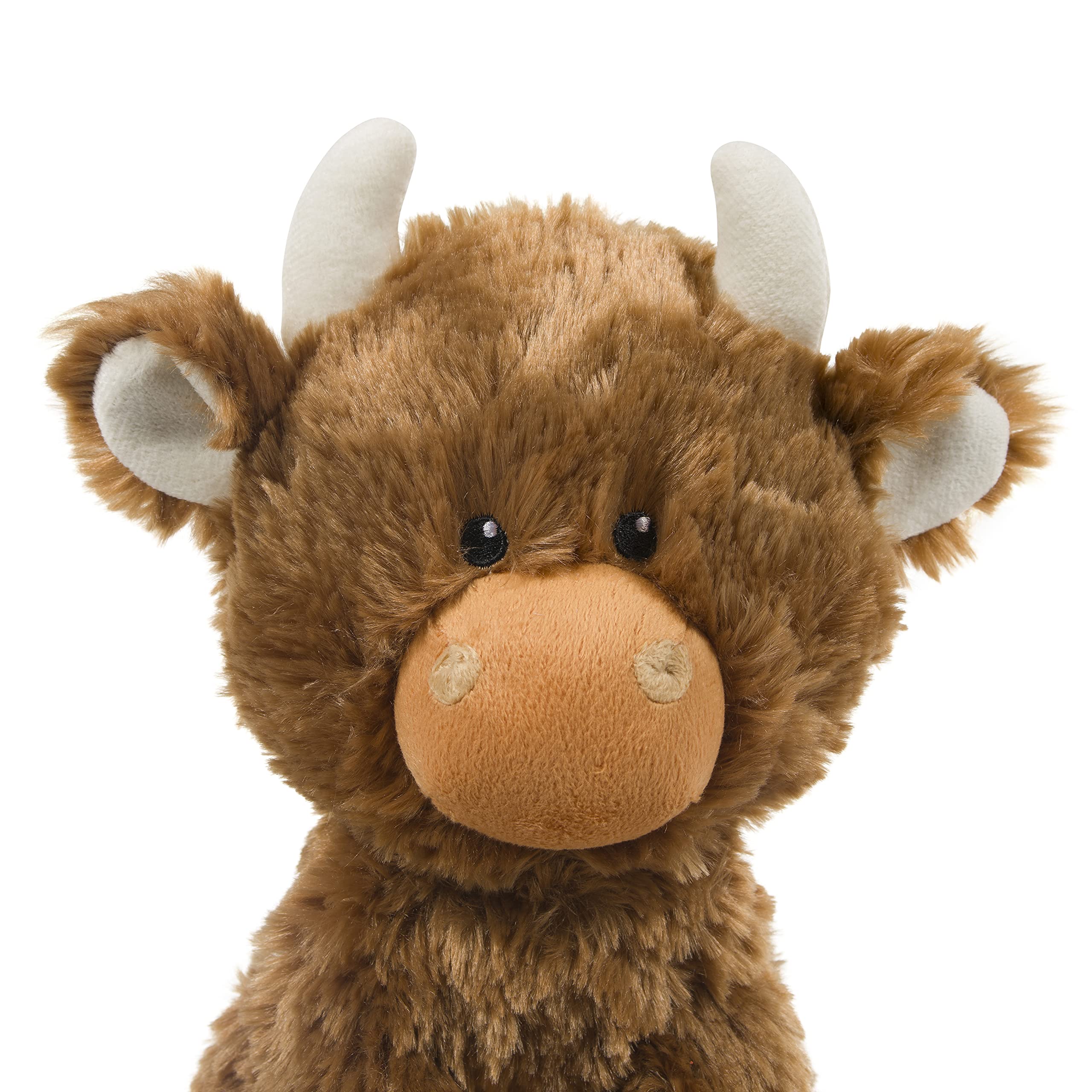 Petface Hetty the Highland Cow Plush Dog Toy - Small Size | Squeaker | Unscented 3