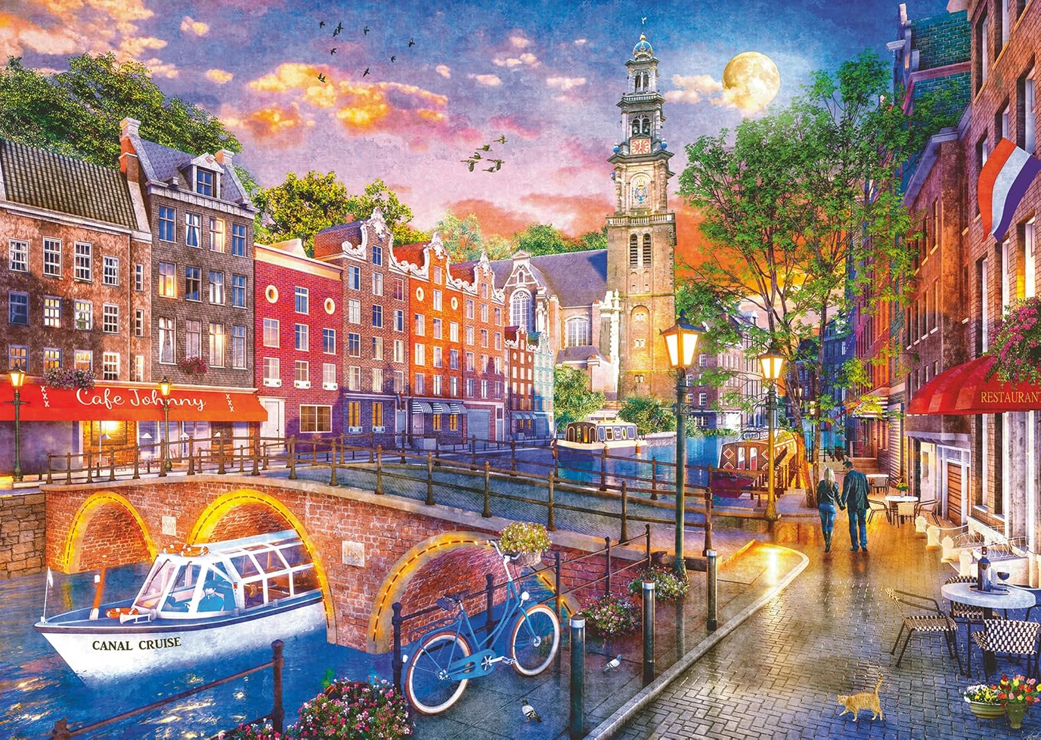 Ravensburger 12000884 - Amsterdam - 1000 pieces jigsaw puzzle – Puzzle for adult