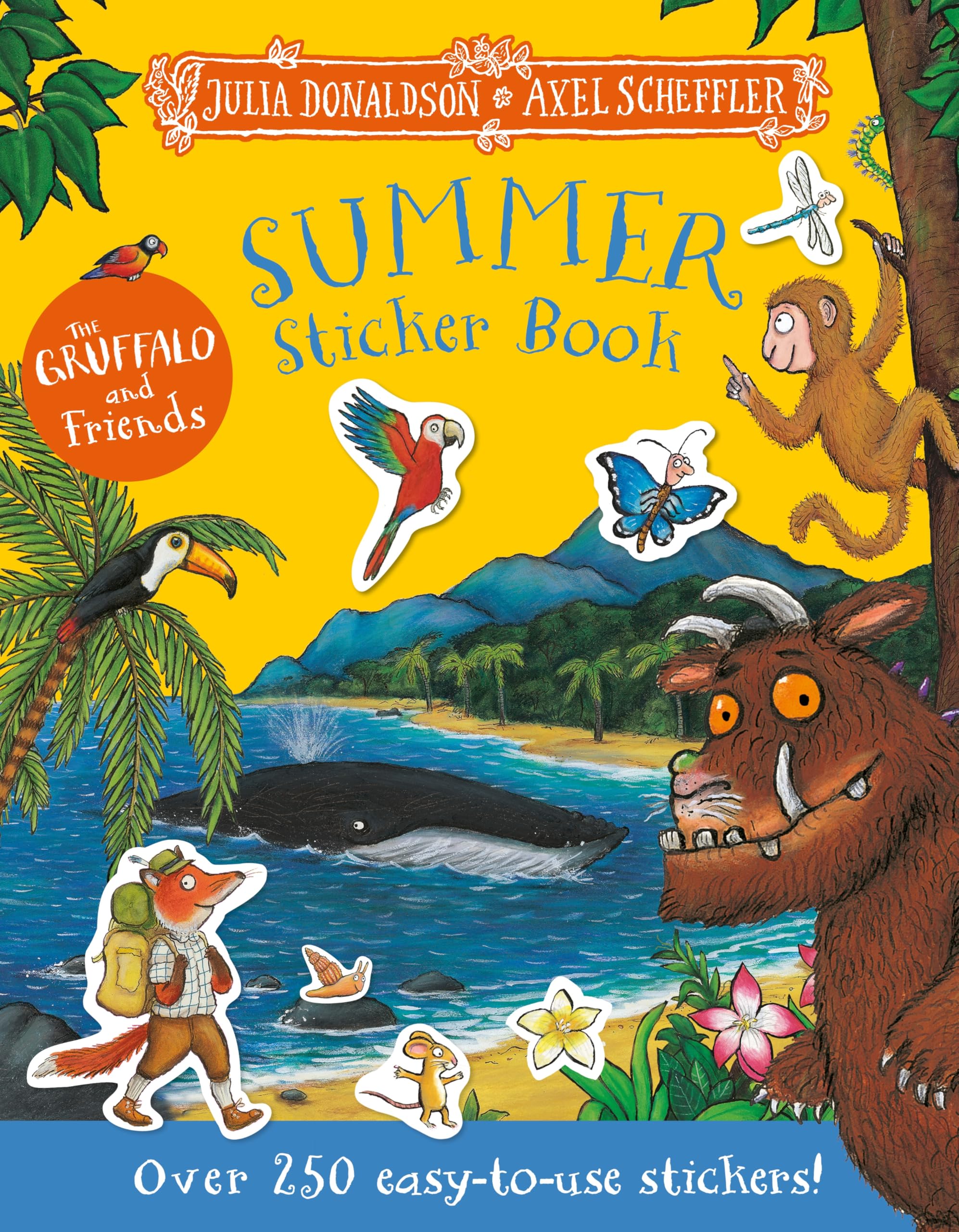 MACMILLAN The Gruffalo and Friends: Summer Sticker Book | Over 250 Stickers | Ages 3-7