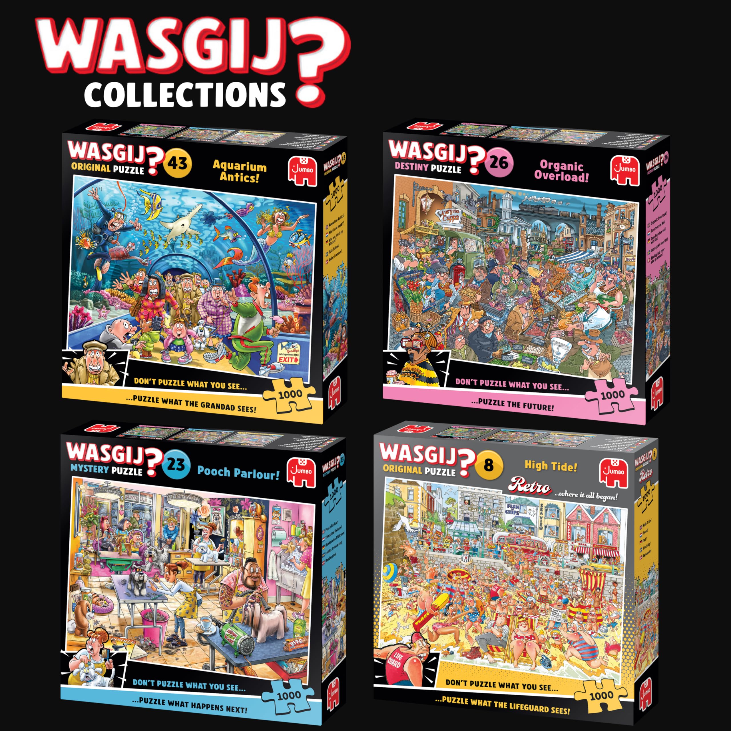 Jumbo Wasgij Original 43 - Aquarium Antics 1000 Piece Jigsaw Puzzle 6