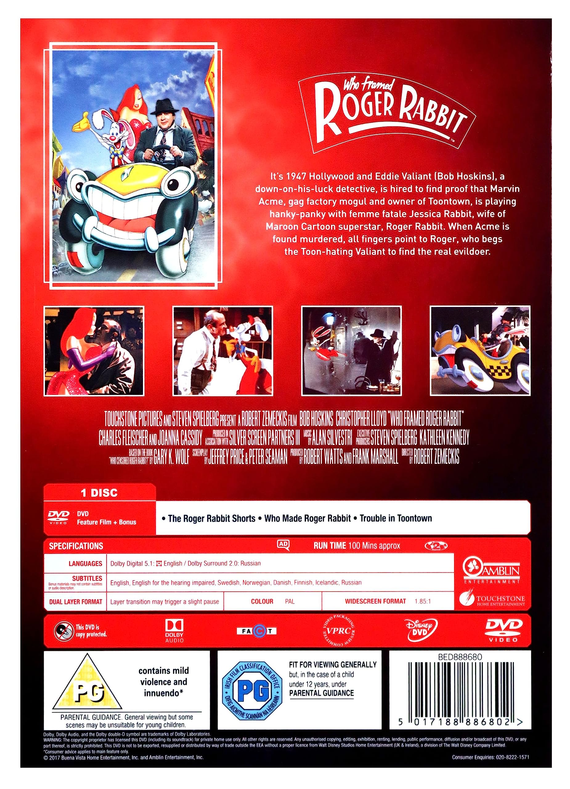 Falsches Spiel mit Roger Rabbit (1988) - DVD 5