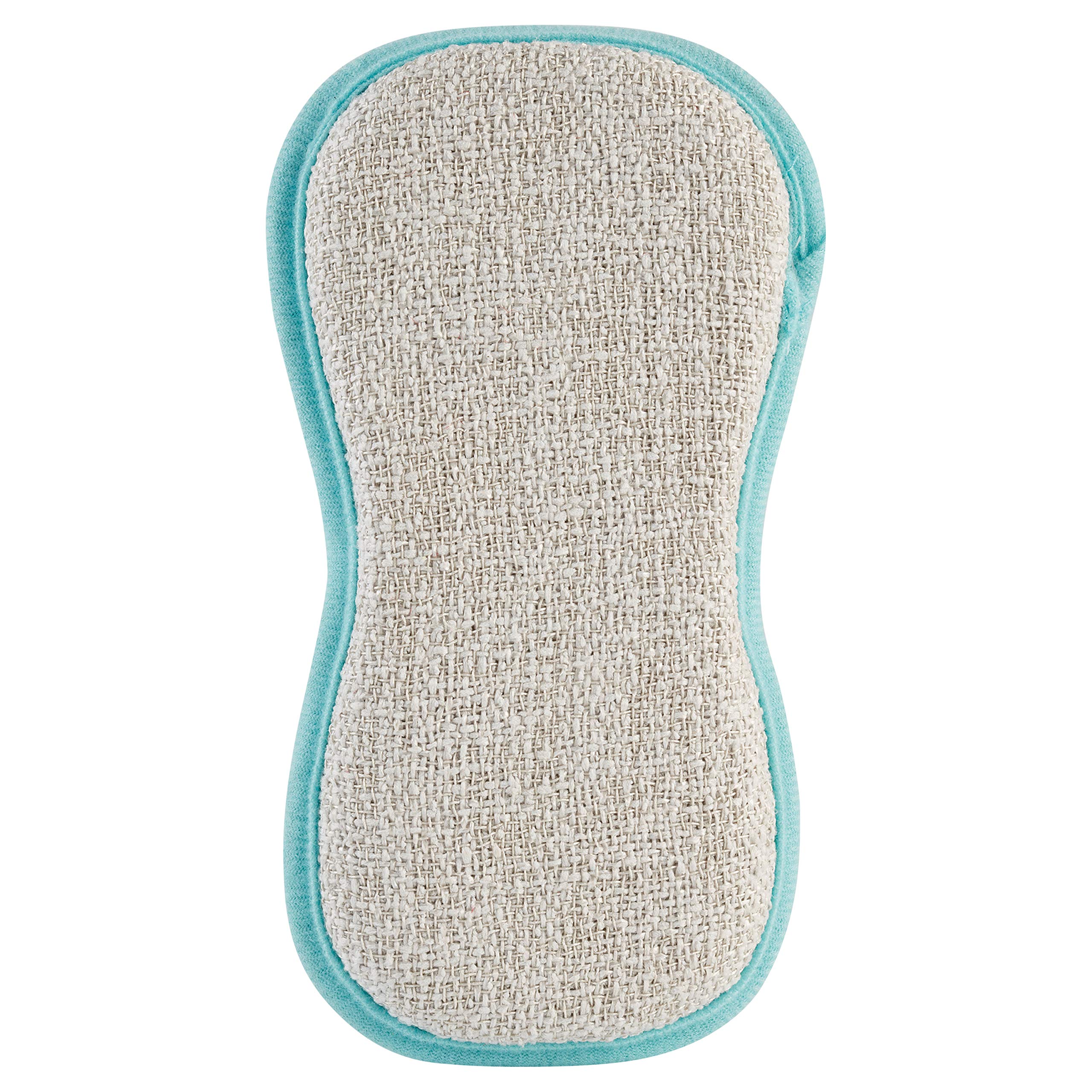 Spontex Scrub & Wipe Cleaning Pad - Dual Sided Microfibre & Non-Scratch Scourer | 1 Count