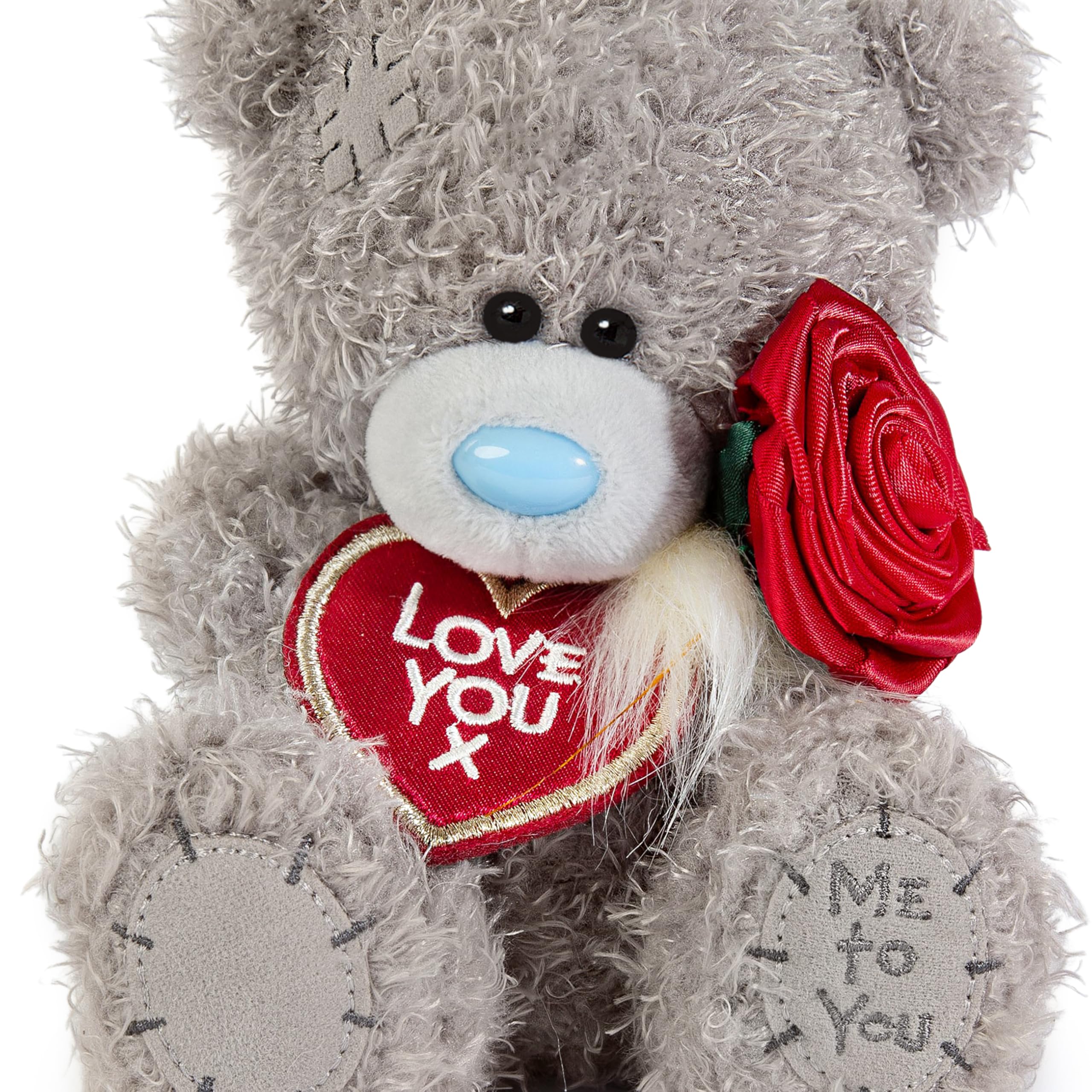 Me To You Bear Tatty Teddy I Love You Bear with Rose Plush | 15cm High 5
