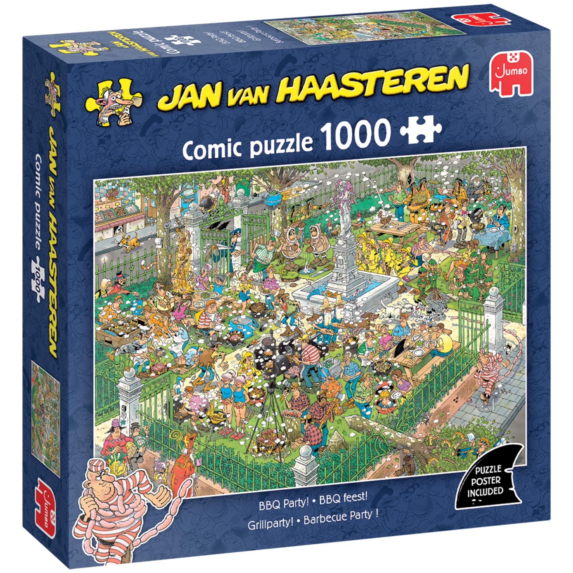 Jan van Haasteren BBQ Party! - 1000 Piece Jigsaw Puzzle | Adults 14+ | 68 x 49cm 1