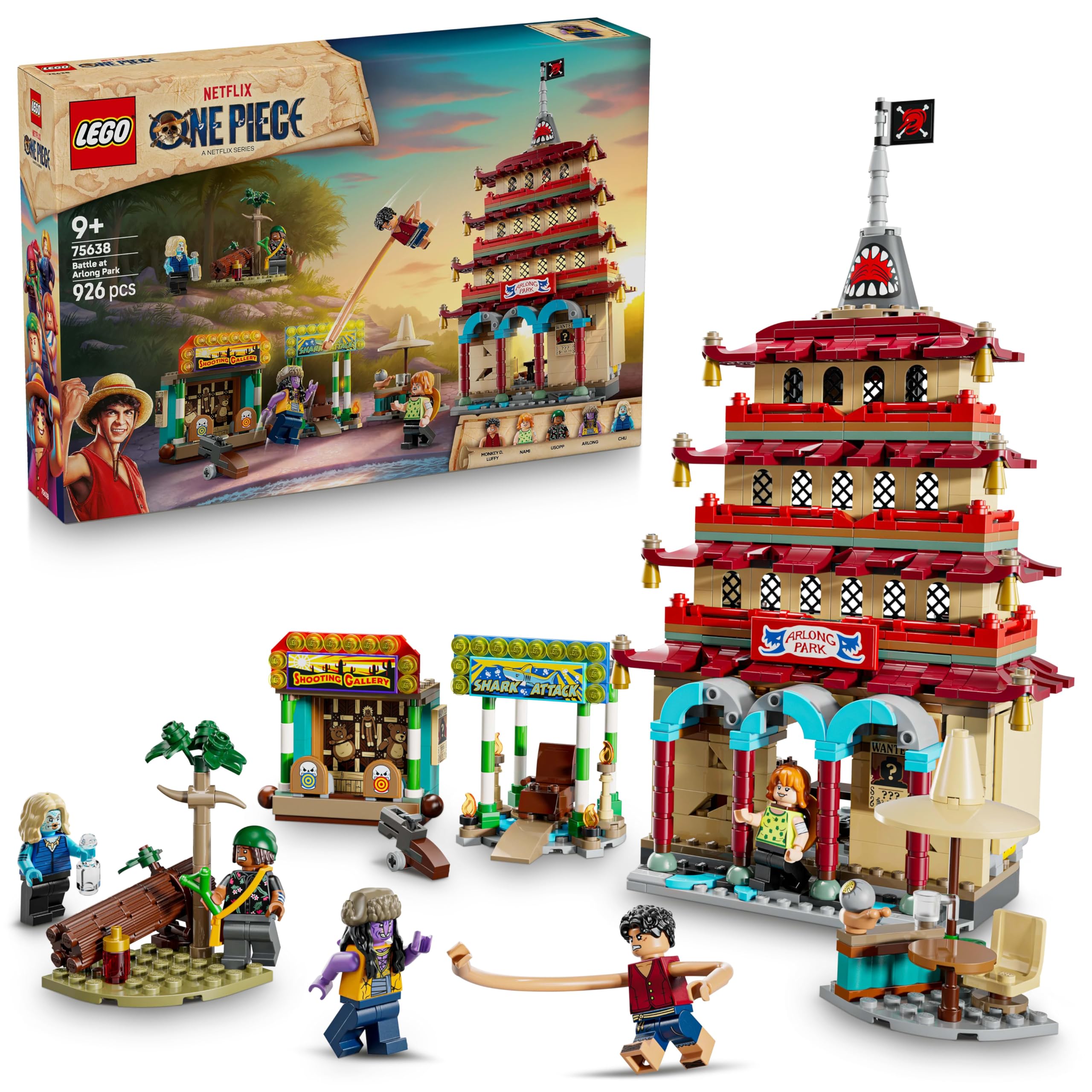 LEGO ONE PIECE Battle at Arlong Park - Interactive Toy with 5 Minifigures i