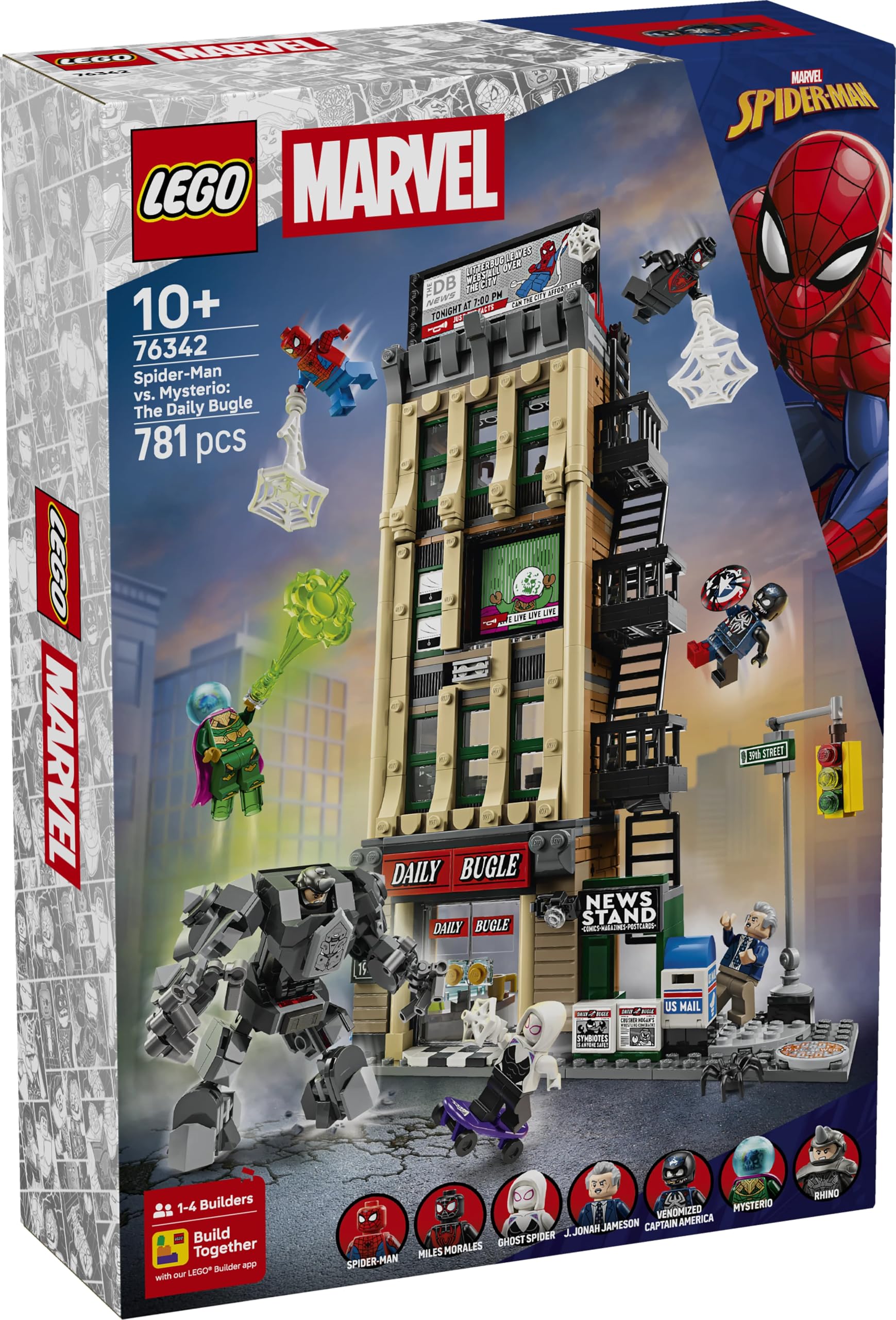 LEGO Marvel Spider-Man vs. Mysterio: The Daily Bugle Building Set 76342 | Ages 10+ 5