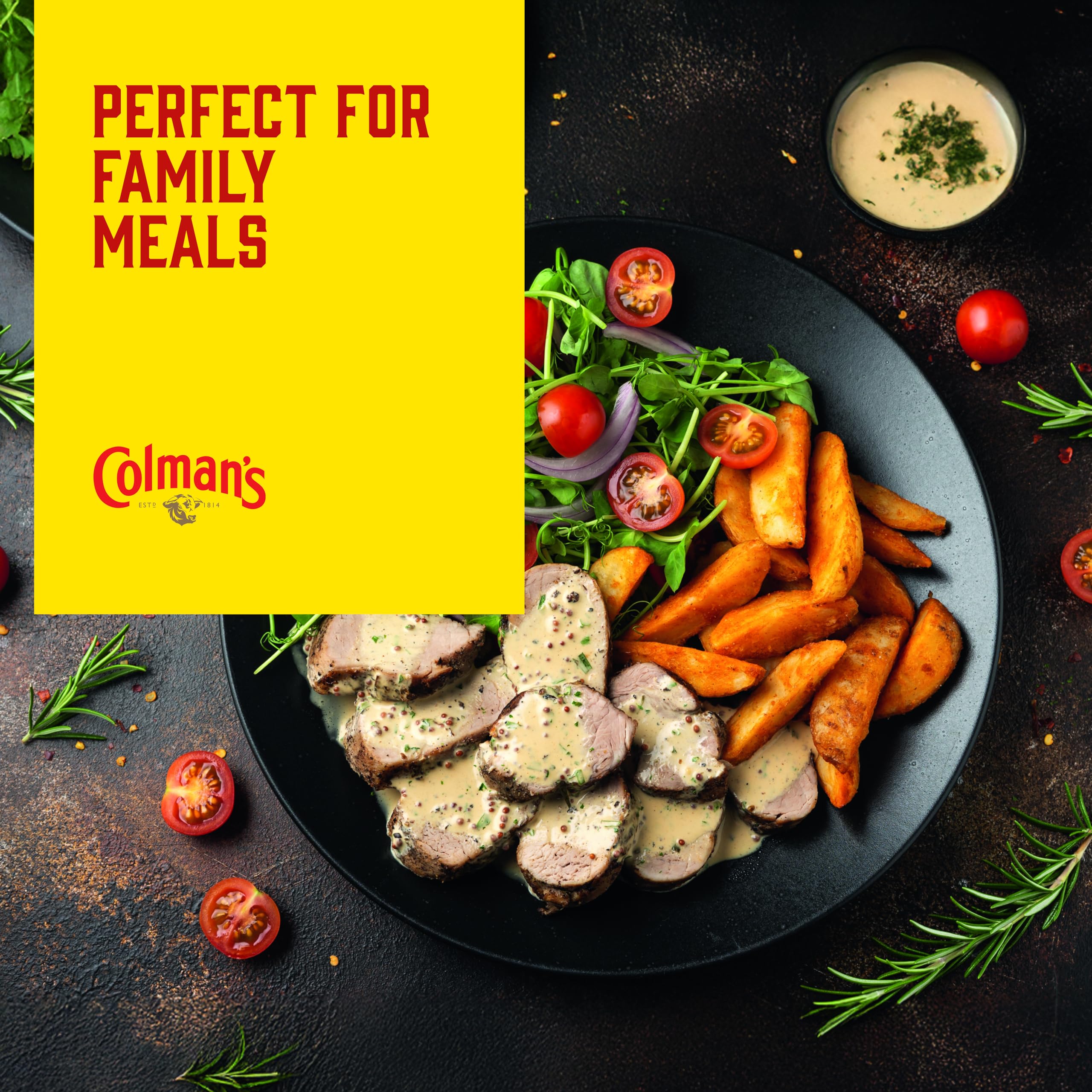 Colman's Classic Comforts Pepper Sauce Mix - Vegetarian, No Artificial Colours/Preservatives | 4 Servings 4