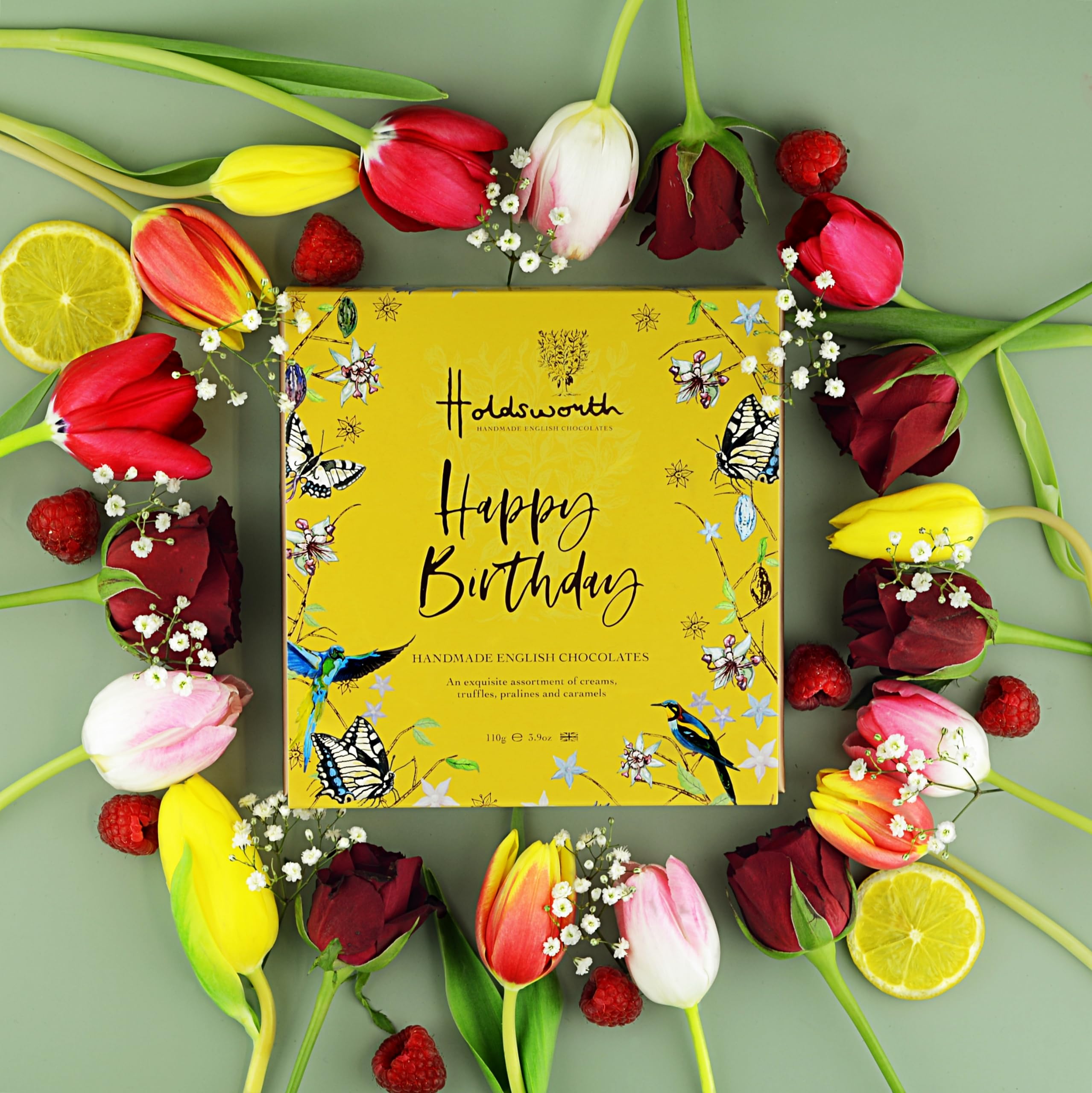 Holdsworth Handmade English Chocolates Happy Birthday Gift Box - 9 Truffles, 110g 6