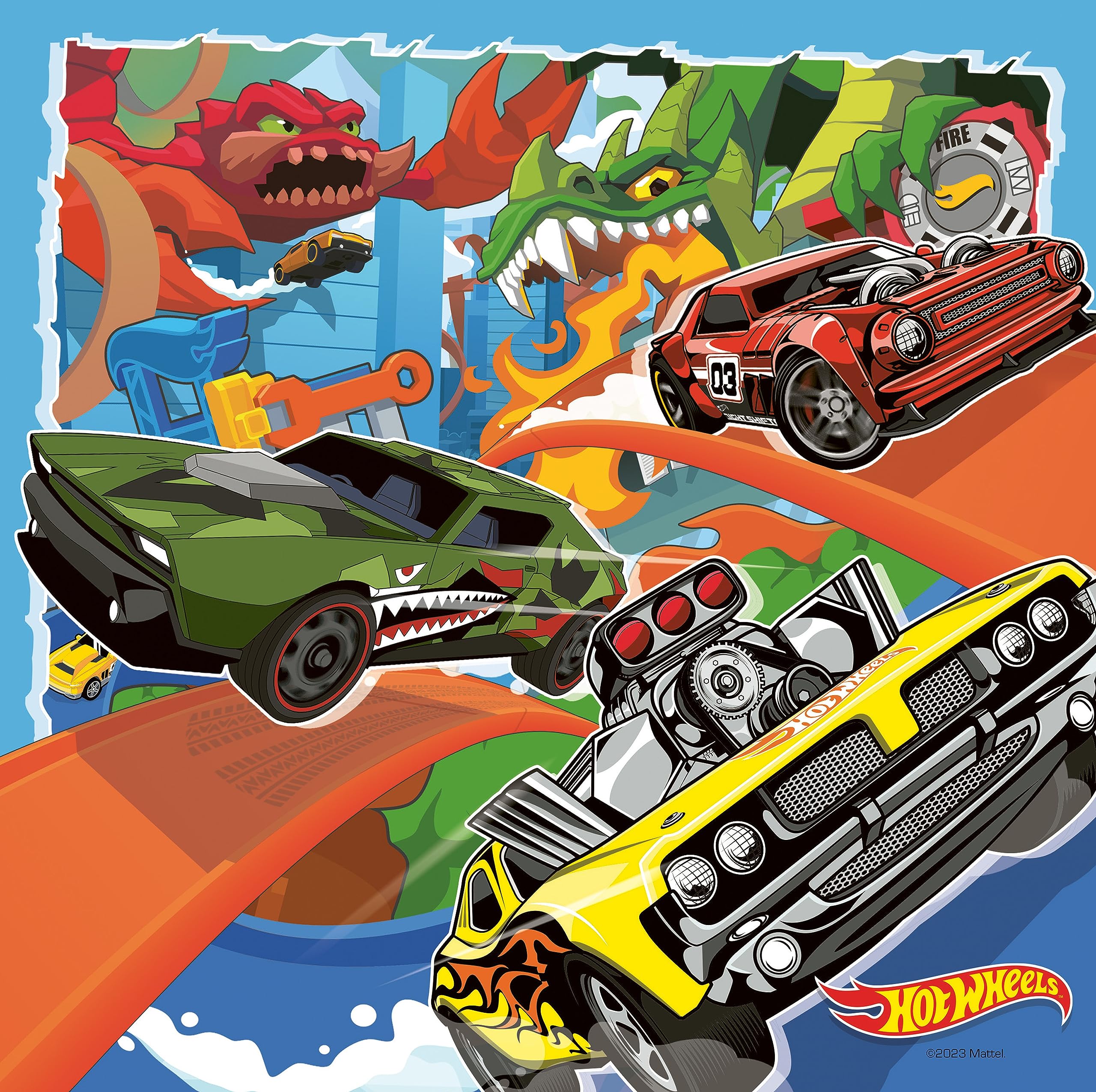 Ravensburger Hot Wheels 3-Pack Jigsaw Puzzles (3x49 Pieces) for Kids Ages 5+ 4