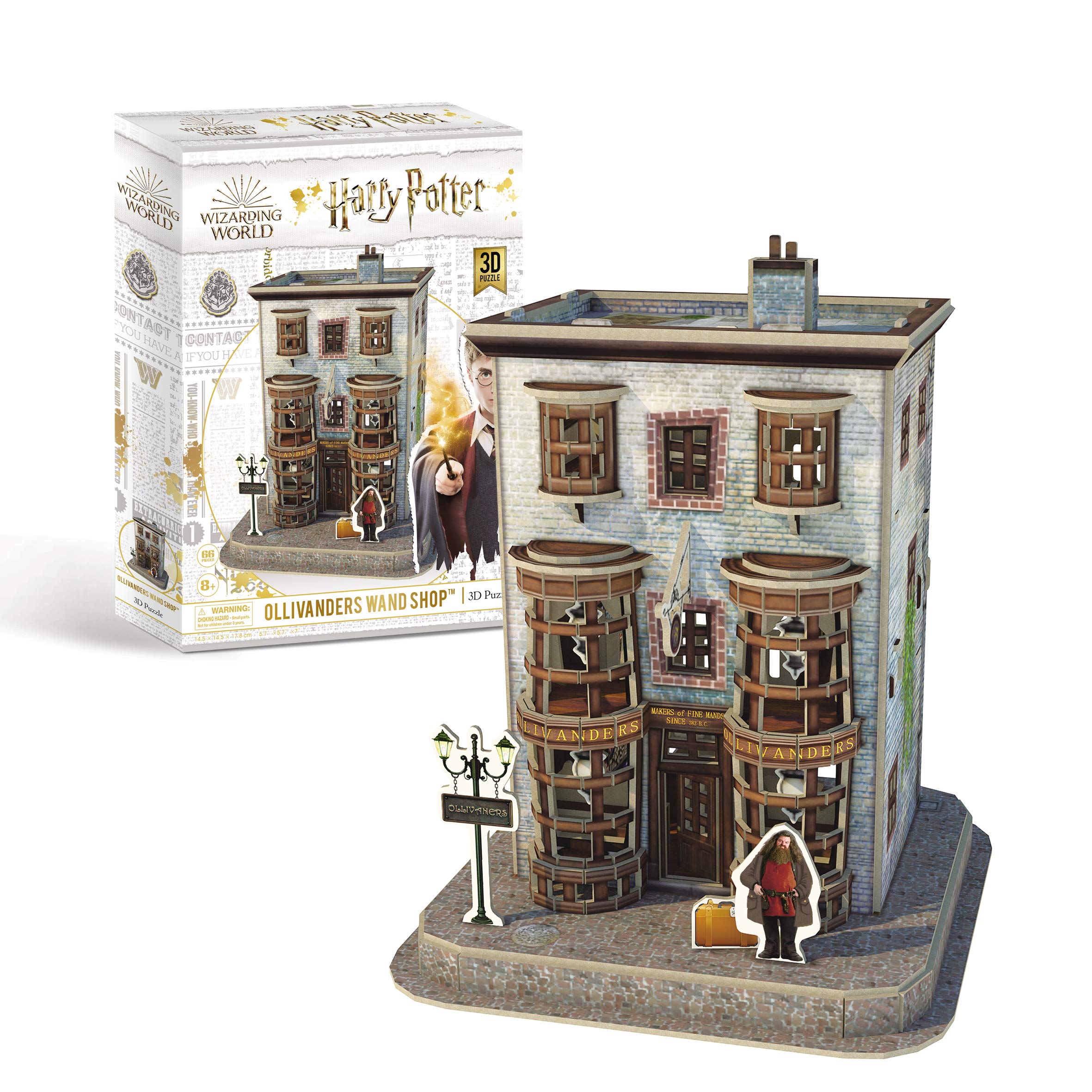 Harry Potter Ollivanders Wand Shop 3D Puzzle - 66-Piece Foam Model for Ages 8+ 5