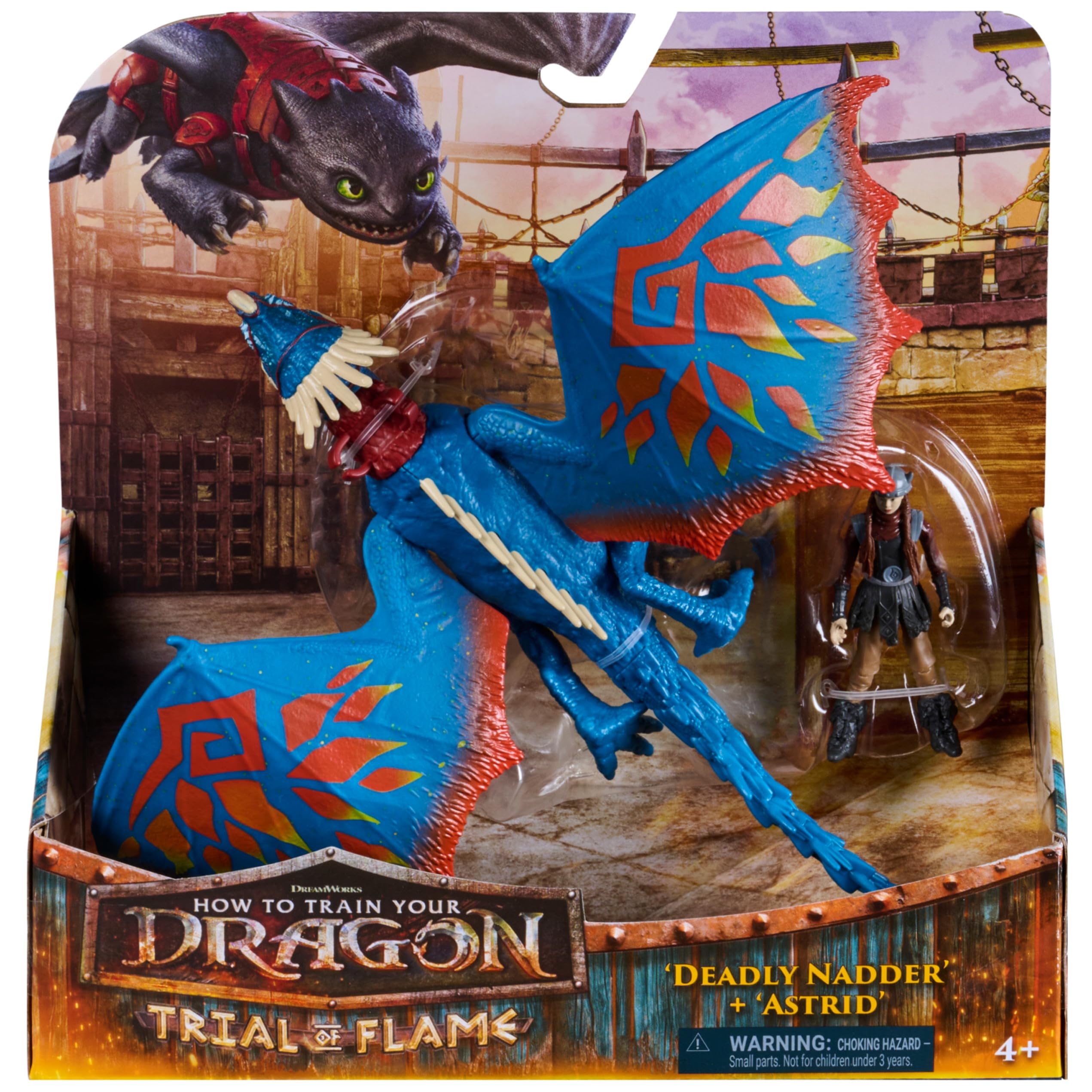 Spin Master Dreamworks Dragons Toothless Action Figure - 10 Inch, Multicolor, Ages 4+ 2