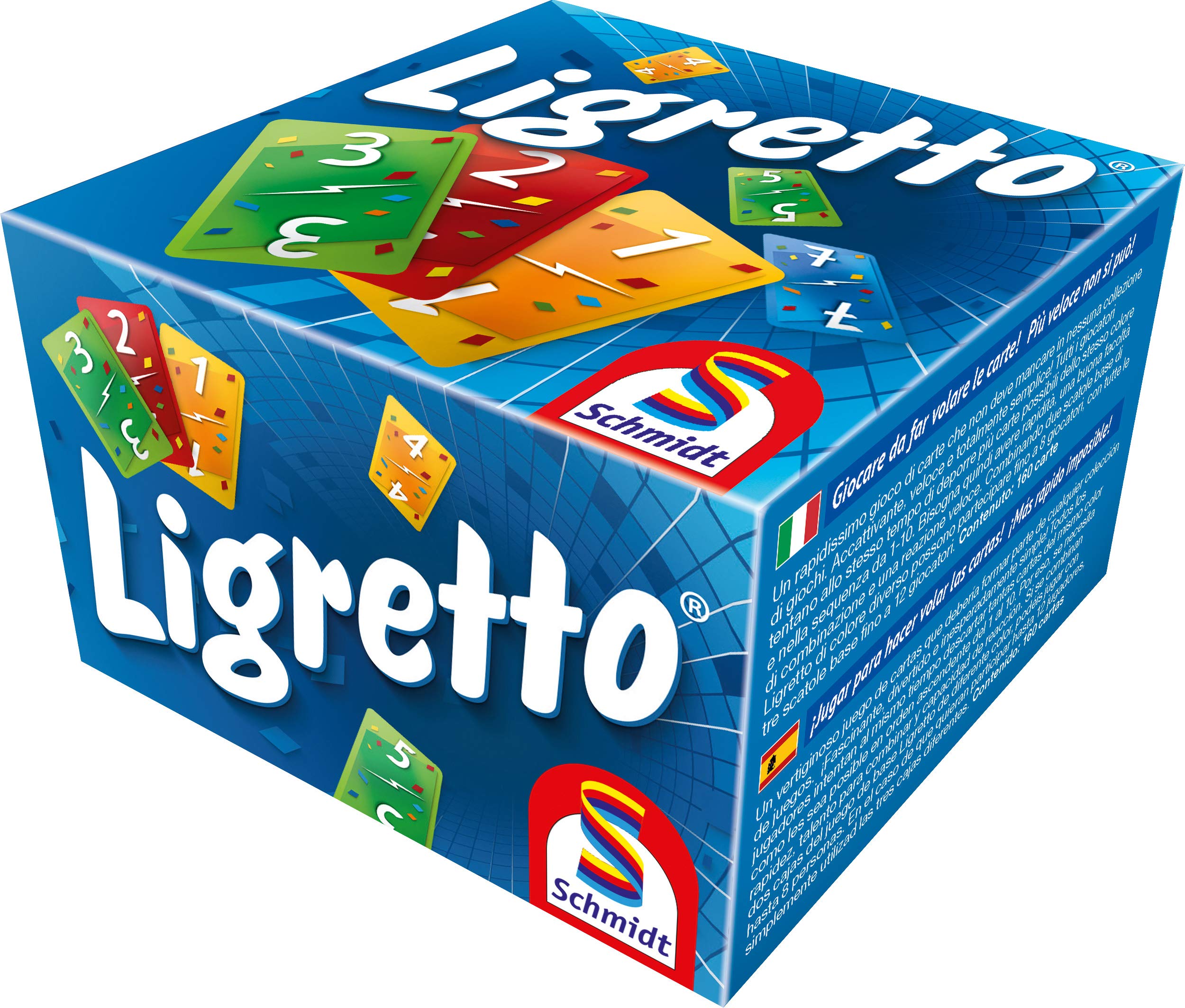 Schmidt Ligretto Blue Card Game | Ages 8+ | 2-4 Players | 15 Mins Playing Time