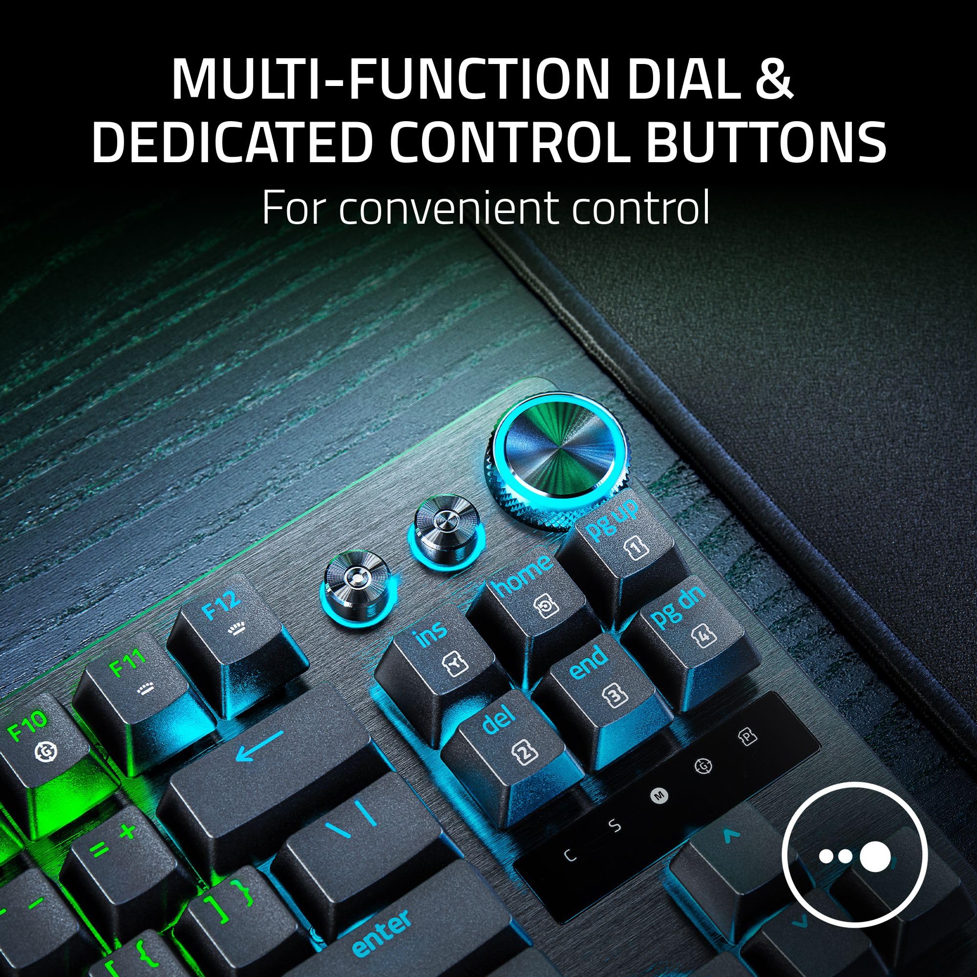 Razer Huntsman V3 Pro TKL Gaming Keyboard - Analog Optical Switches | Rapid Trigger | UK Layout 9