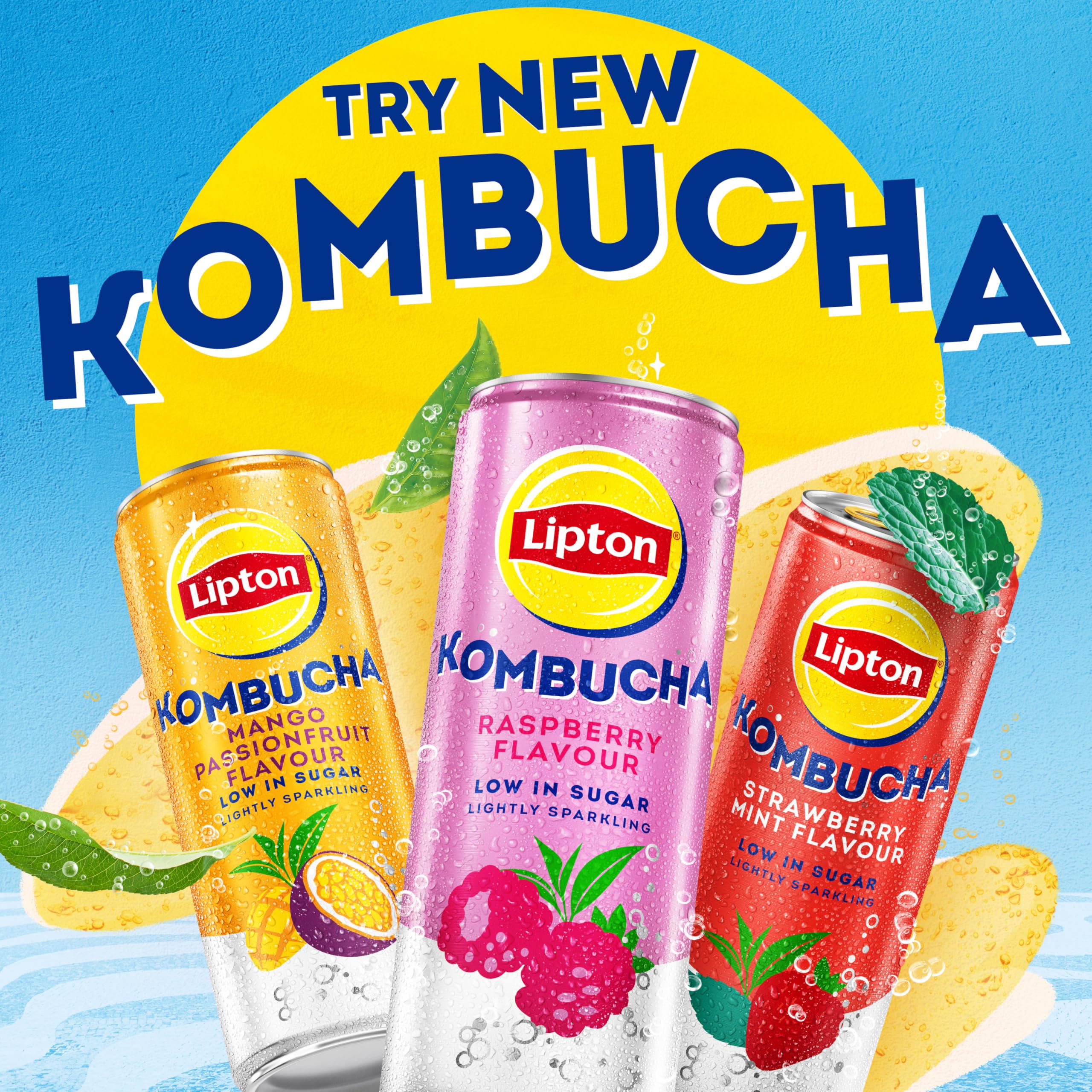 Lipton Kombucha Mango & Passion Fruit, 250ml (Pack of 4) 9