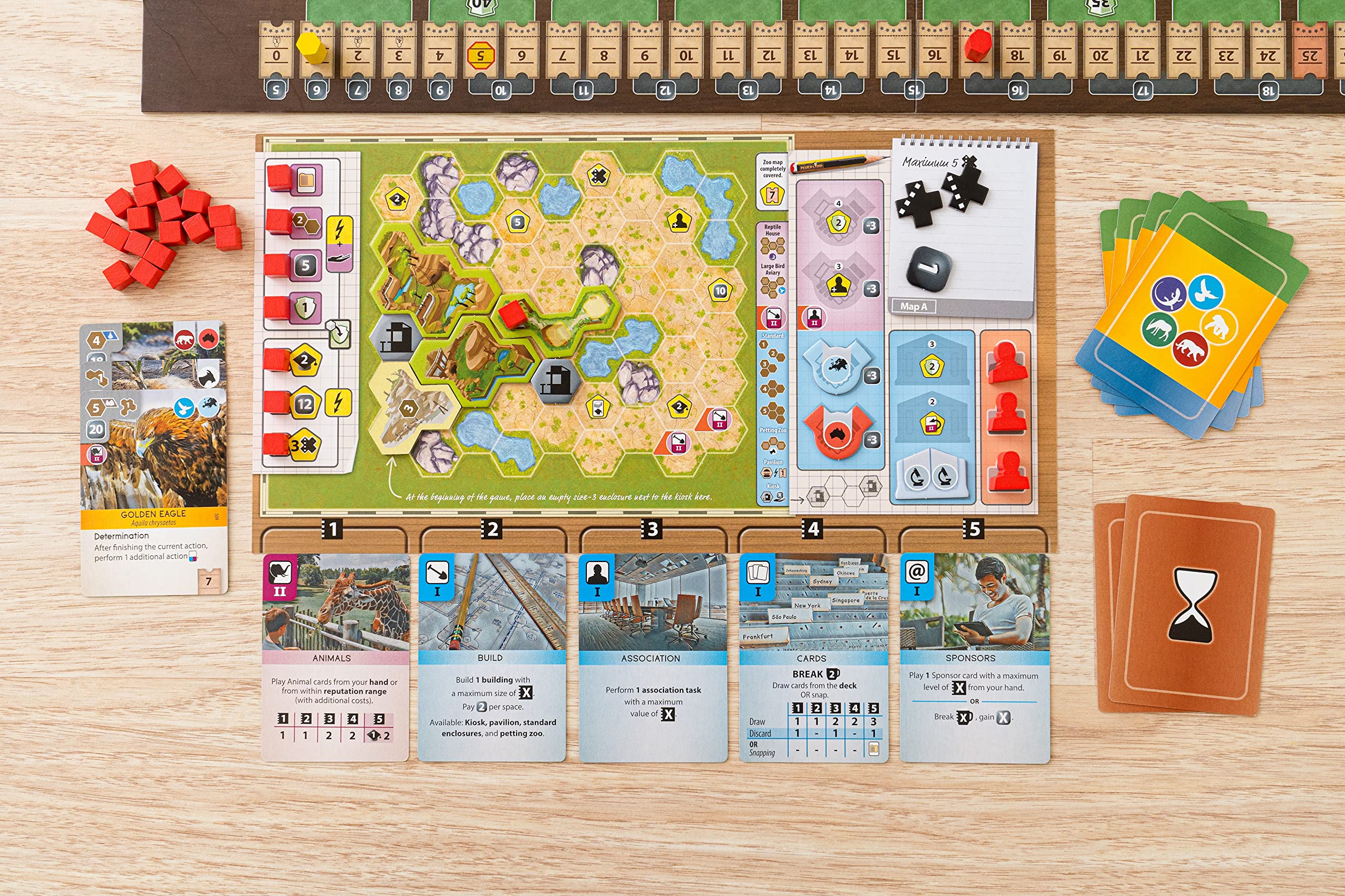 Capstone Games Ark Nova Board Game | Ages 14+ | 1-4 Players | 90-150 Minutes Playing Time 4