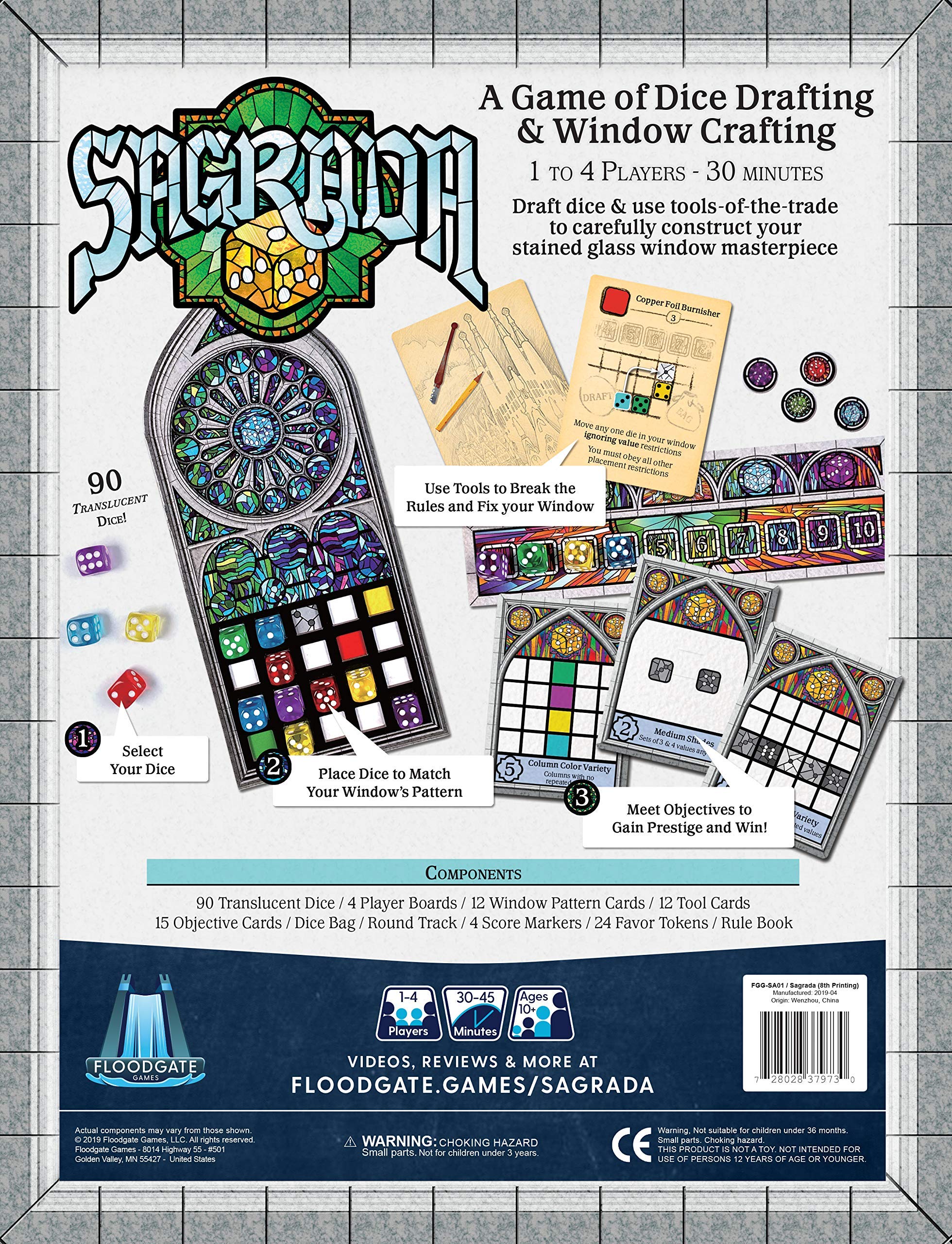 Floodgate Games Sagrada Base Game 9