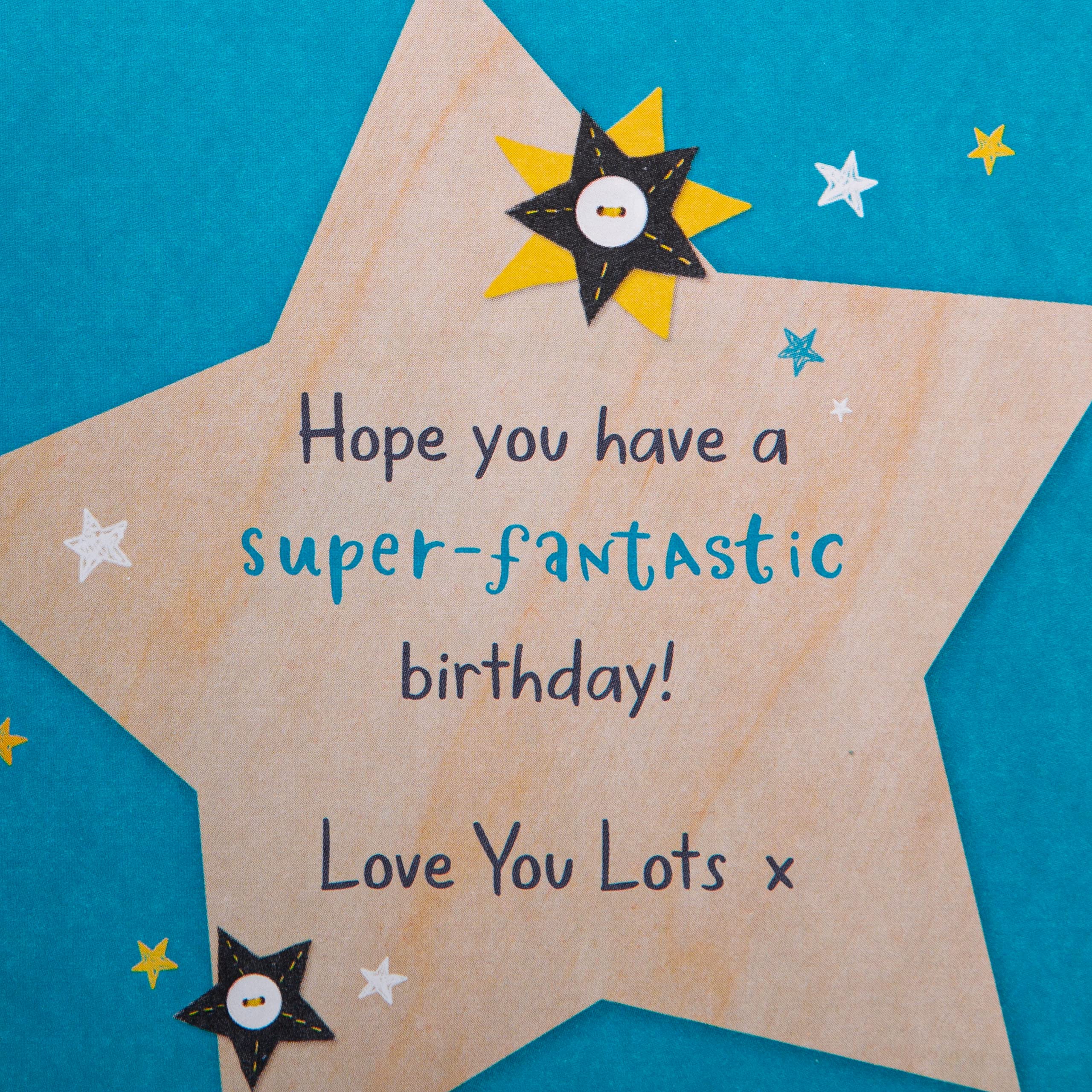 Hallmark Daddy Birthday Card - Cute Die Cut 'Wellibobs' Design | 16cm Square 3