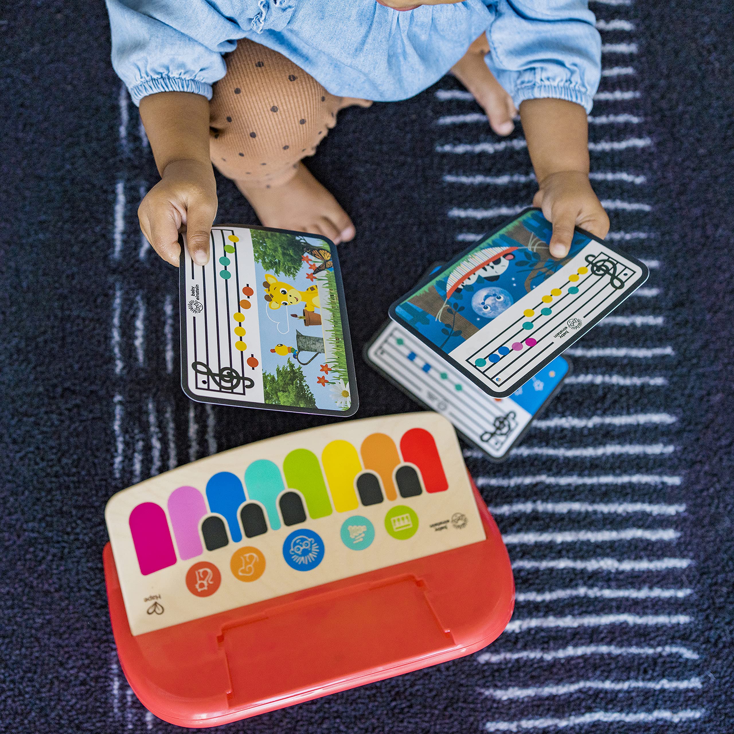 Baby Einstein Cal's First Melodies Magic Touch Piano - Wooden Musical Toy with 6 Melodies | Ages 6-36 Months 8