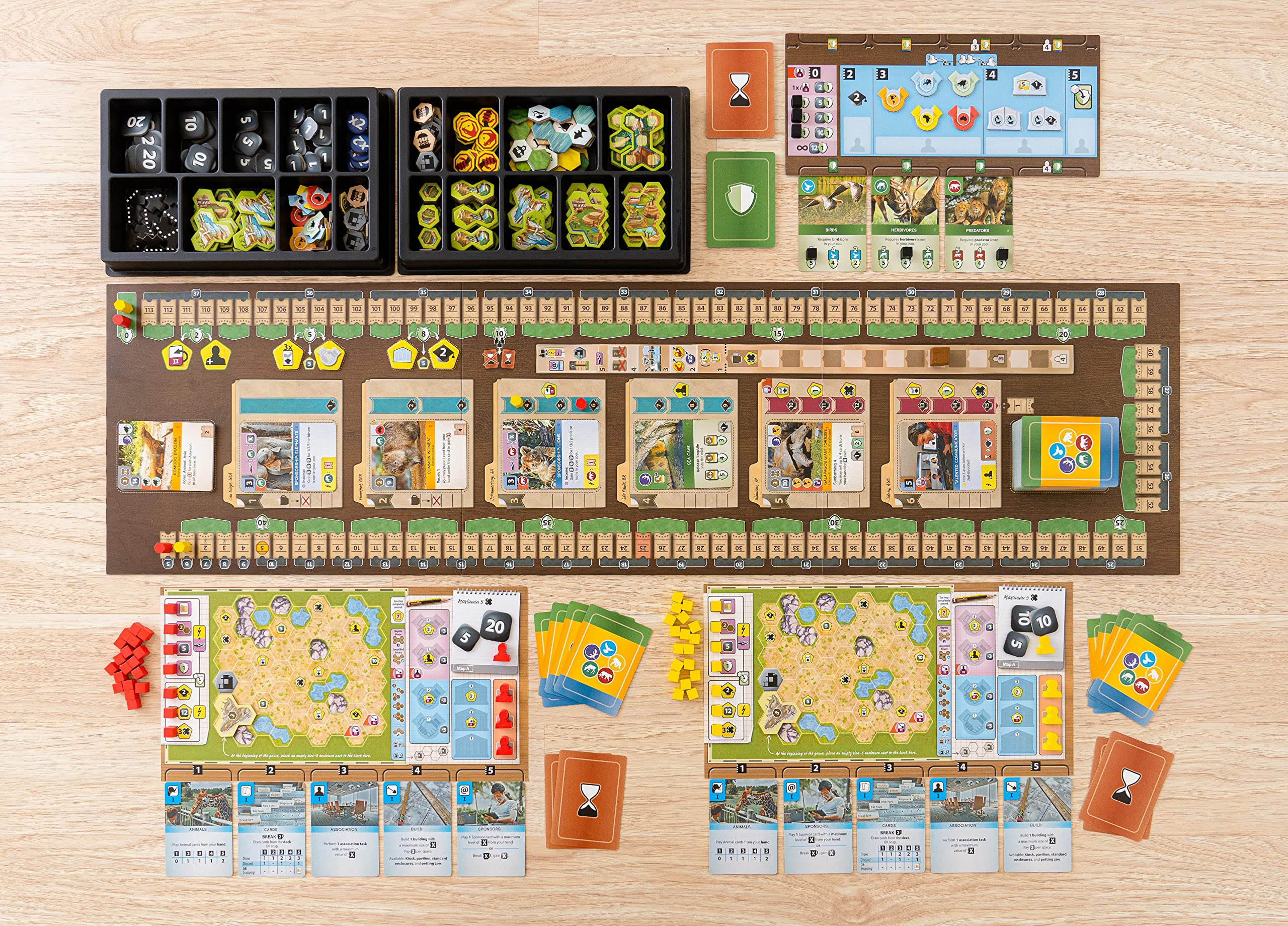 Capstone Games Ark Nova Board Game | Ages 14+ | 1-4 Players | 90-150 Minutes Playing Time 5