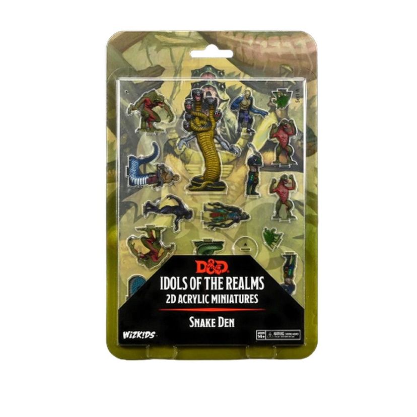 WizKids D&amp;D Idols of the Realms: Snake Den – Schuppen und Schwänze, 2D-Miniaturen