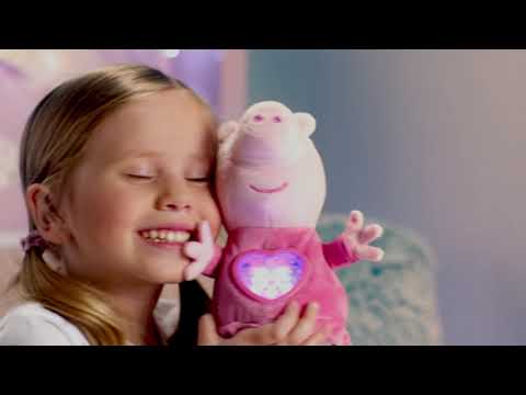 Peppa Pig Sleepover Plush Toy - Musical Night-Light with Sleeping Bag 3