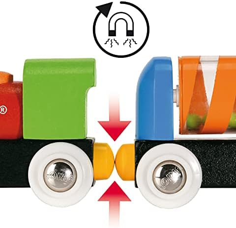BRIO My First Railway Beginner Pack Wooden Train Set 9