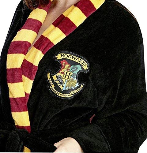 Harry Potter Hogwarts Wappen Herren-Bademantel - Mehrfarbig 3