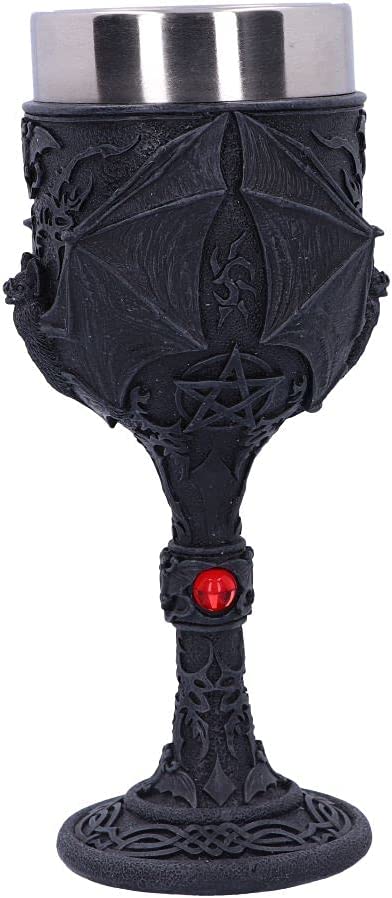 Nemesis Now Wicca- und Hexerei-Kollektion – Dark Fang Bat Goblet (Schwarz) 7