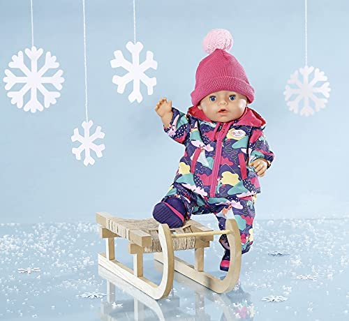 BABY Born Deluxe Schneeanzug 43 cm – Winteroutfit mit Mütze &amp; Stiefeln für Puppen 6