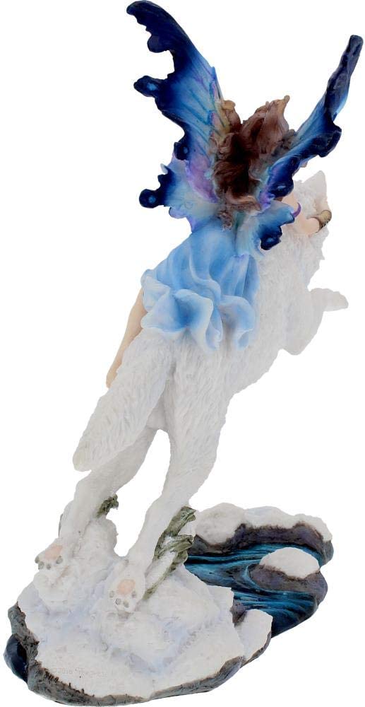 Nemesis Now Free Spirit – Fee und Wolf Figur, 23,5 cm 6