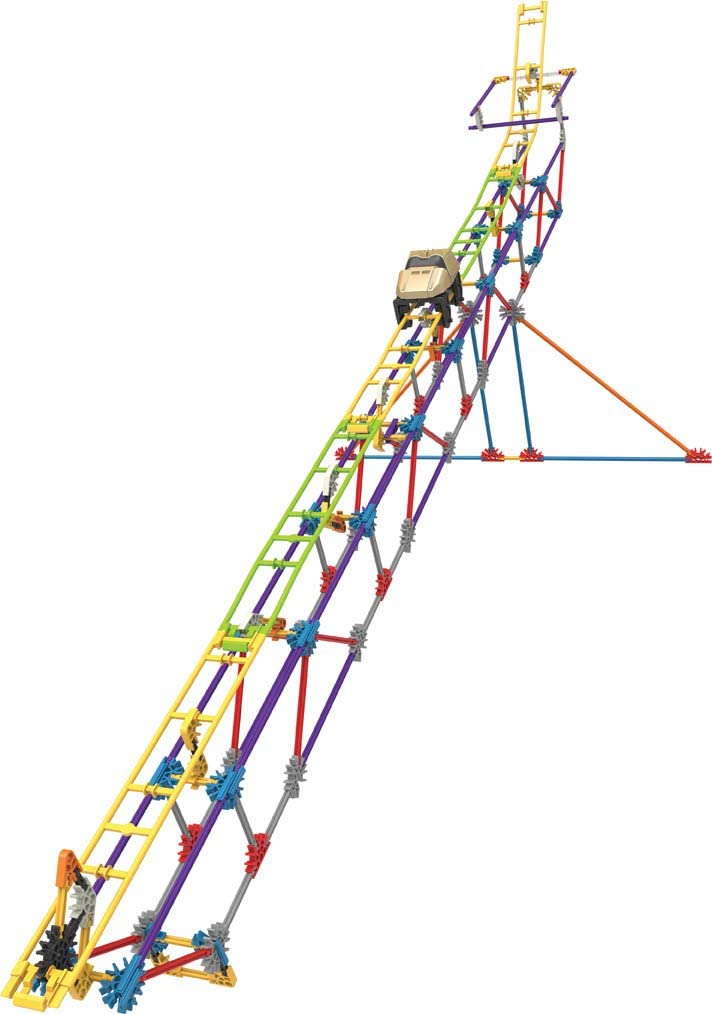 K"nex STEM Explorations Achterbahn-Bausatz – Motorisiertes Lernspielset für Kinder ab 8 Jahren 4