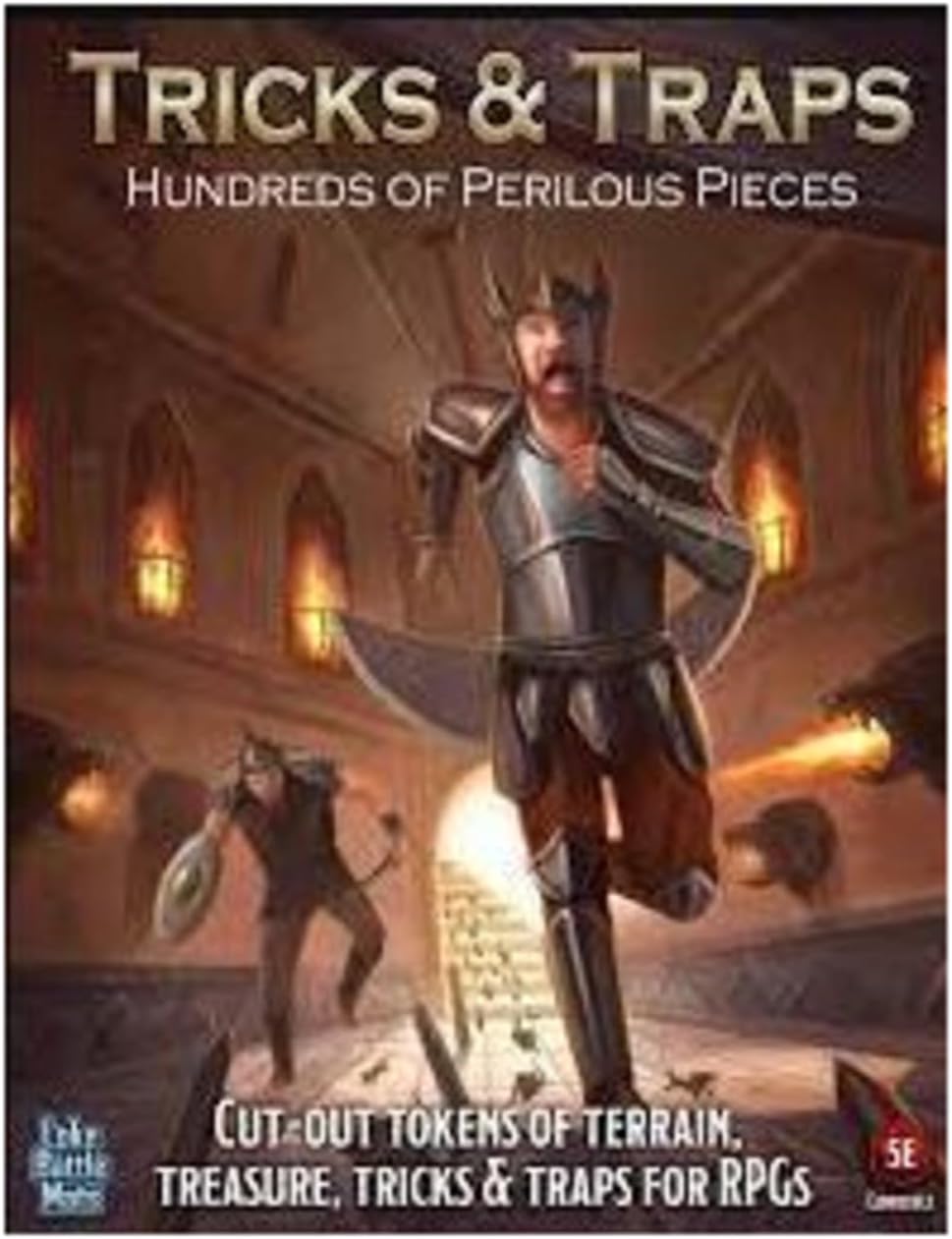 JLB007 Brettspiel „Box of Tricks &amp; Traps“ zum Ausschneiden von Spielmarken