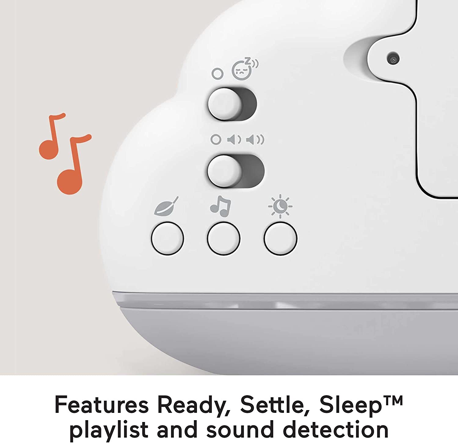 フィッシャープライス レインボーシャワー ベビーベッド用 モバイル - ナイトライト＆泣き声センサー付き 5