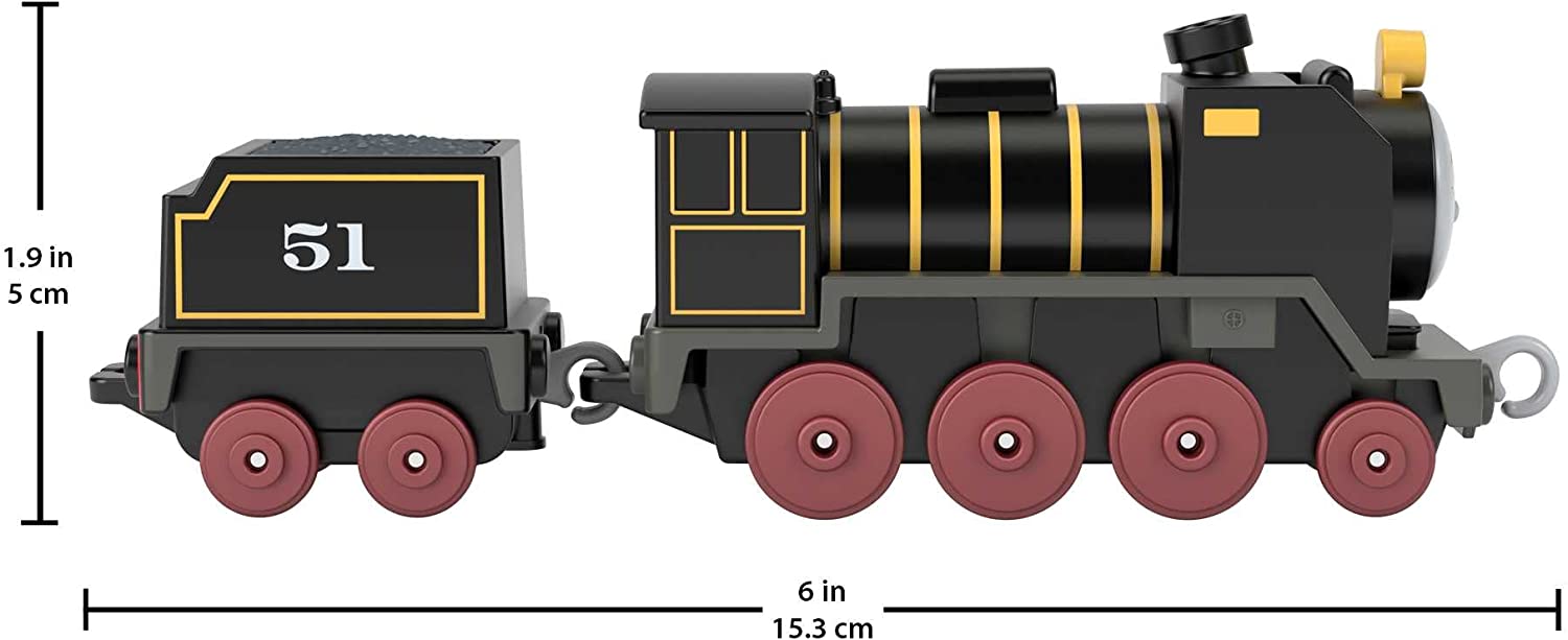 Fisher-Price Thomas & Friends Hiro Die-Cast Push-Along Train Engine with Tender - Ages 3+