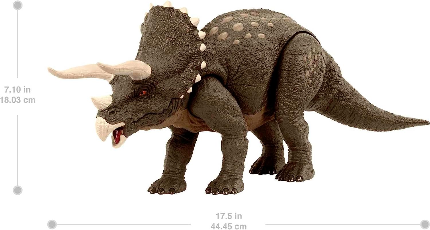 Jurassic World Habitat Defender Triceratops – Dinosaurier-Actionfigur 6
