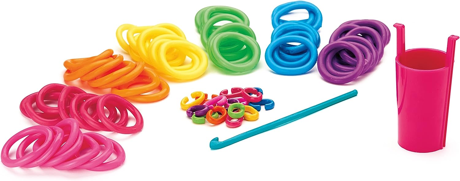 Shimmer and Sparkle Squish Magic Bubble Loom Bastelset – Regenbogenfarbenes, leuchtendes Sinneshandwerk für Kinder 5