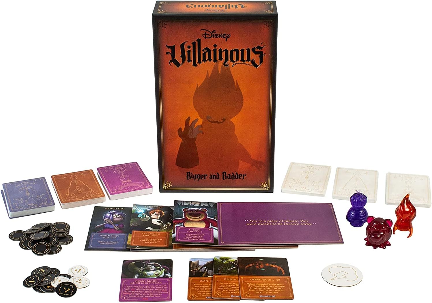 Ravensburger Disney Villainous Bigger and Badder Strategie-Brettspiel 5