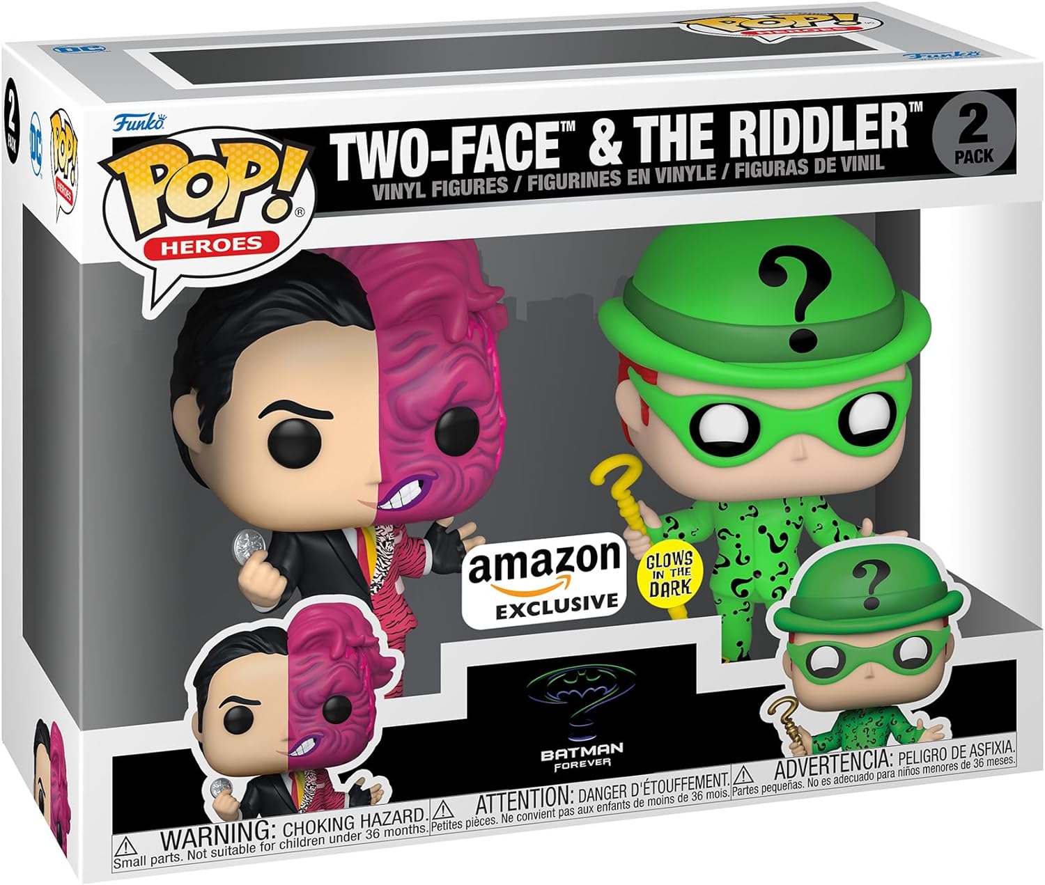 Funko Pop! Vinyl - Batman Forever Two-Face &amp; The Riddler Exclusive (62479)