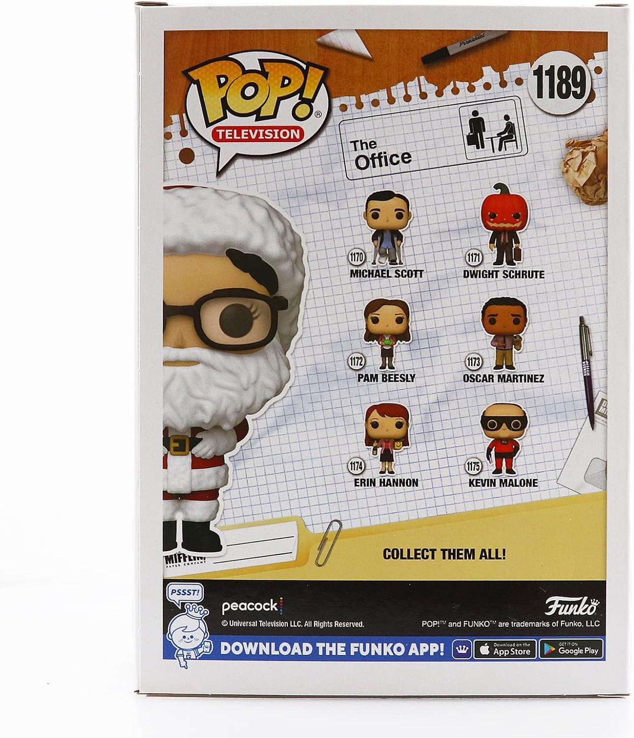 Funko Pop! Television – Vinylfigur Phyllis Vance im Weihnachtsmannkostüm (GameStop-Exklusiv Nr. 1189) 2