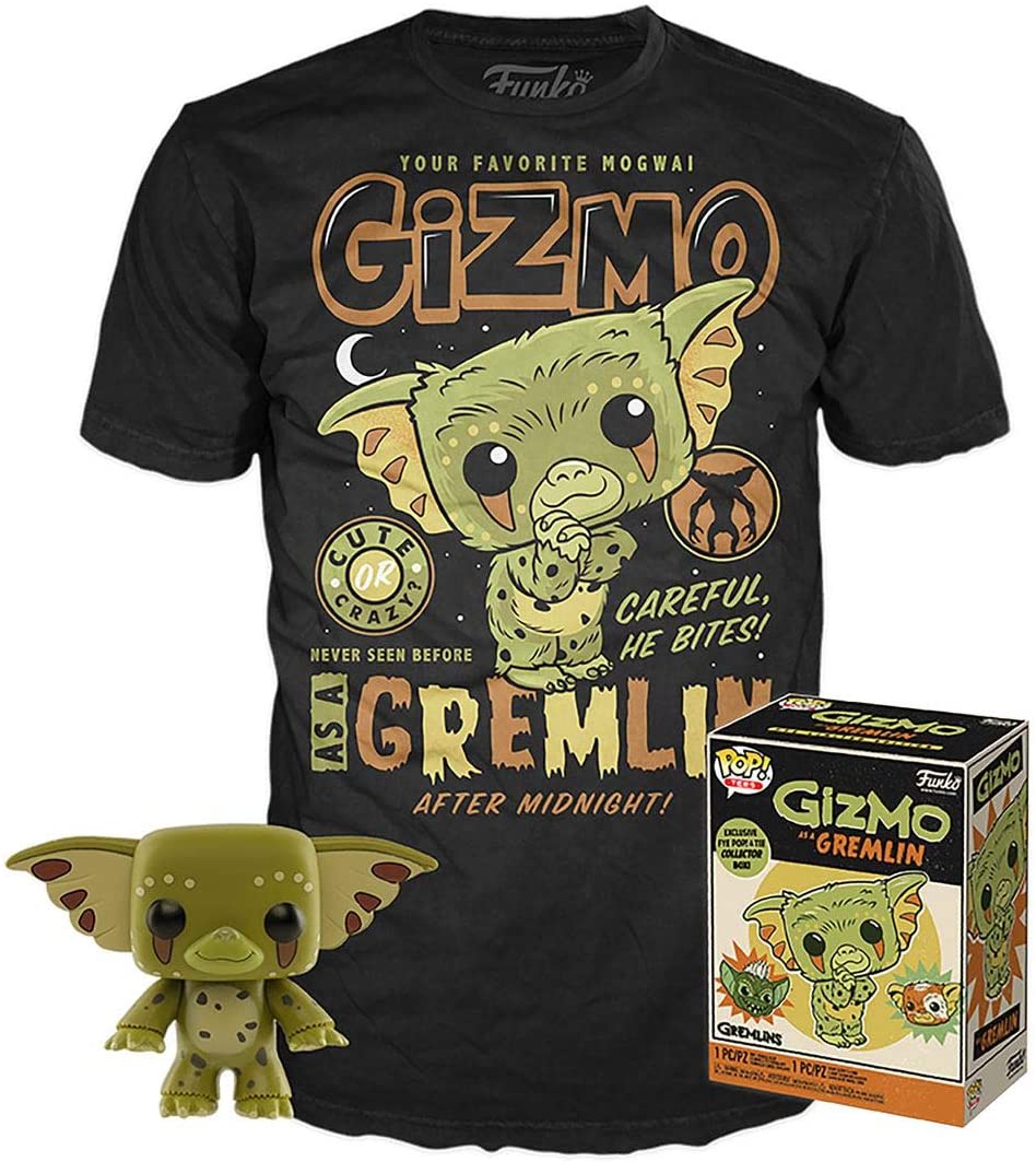 Funko Pop! Gremlins – Gizmo Vinylfigur &amp; T-Shirt-Set (Heo-exklusiv), Größe M