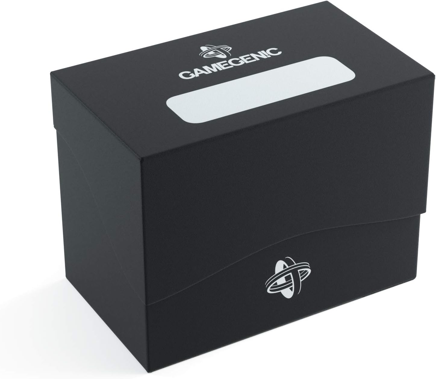 Gamegenic 80-Karten-Seitenhalter – Schwarz, für 80 doppelseitig gesleevte Karten, seitlich zu ladende Deckbox mit Cobra Neck-Technologie 1